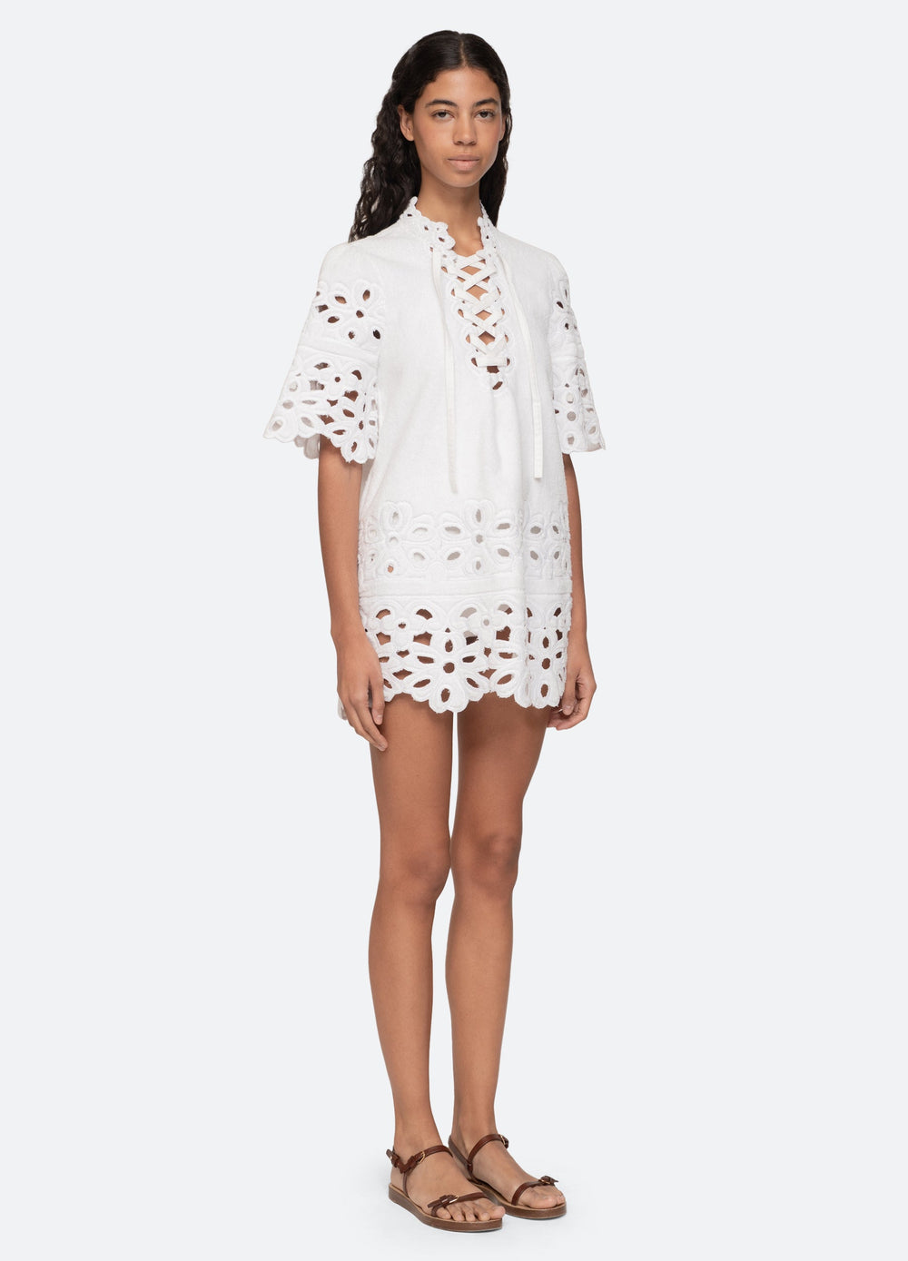 White Leila Coverup | Sea New York