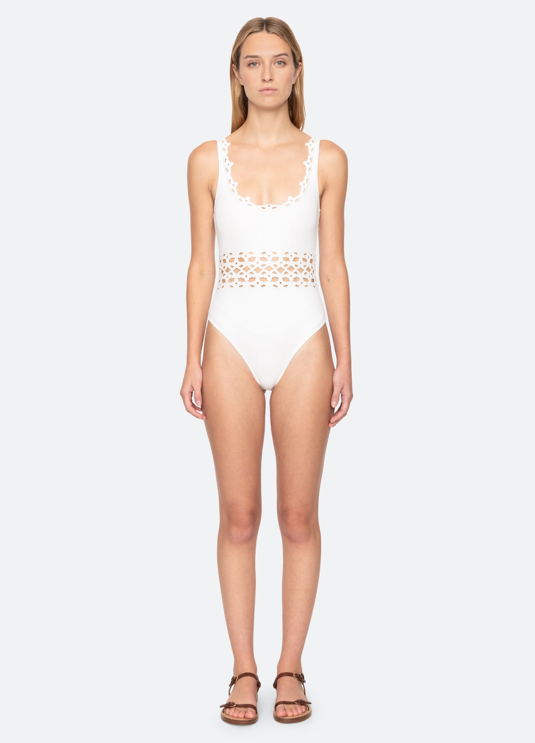 Navy Leila One Piece | Sea New York