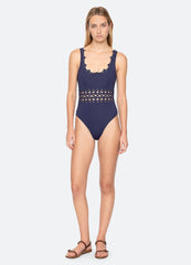 Navy Leila One Piece | Sea New York
