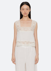 Cream Gardener Tank | Sea New York