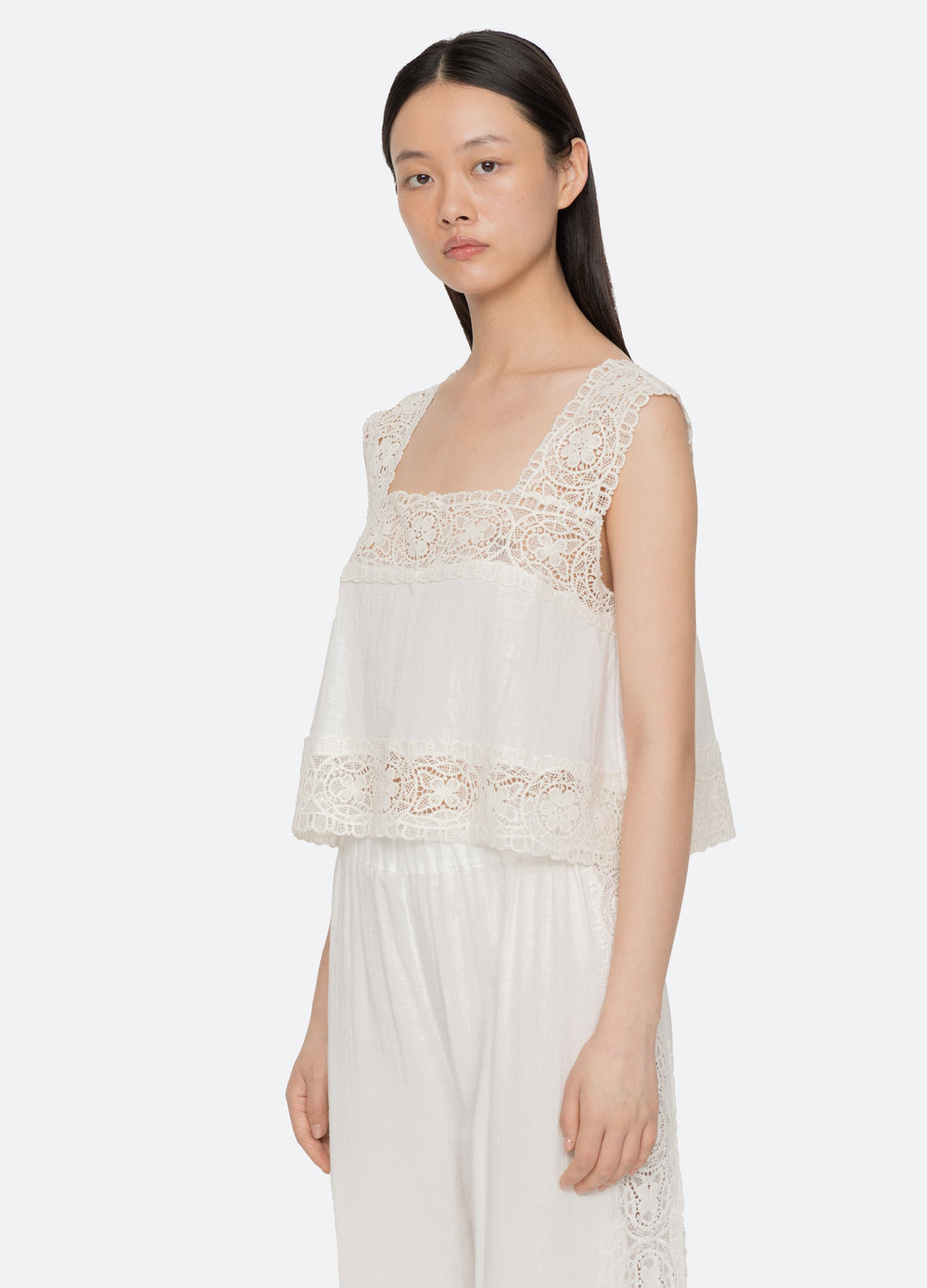 Cream Gardener Tank | Sea New York