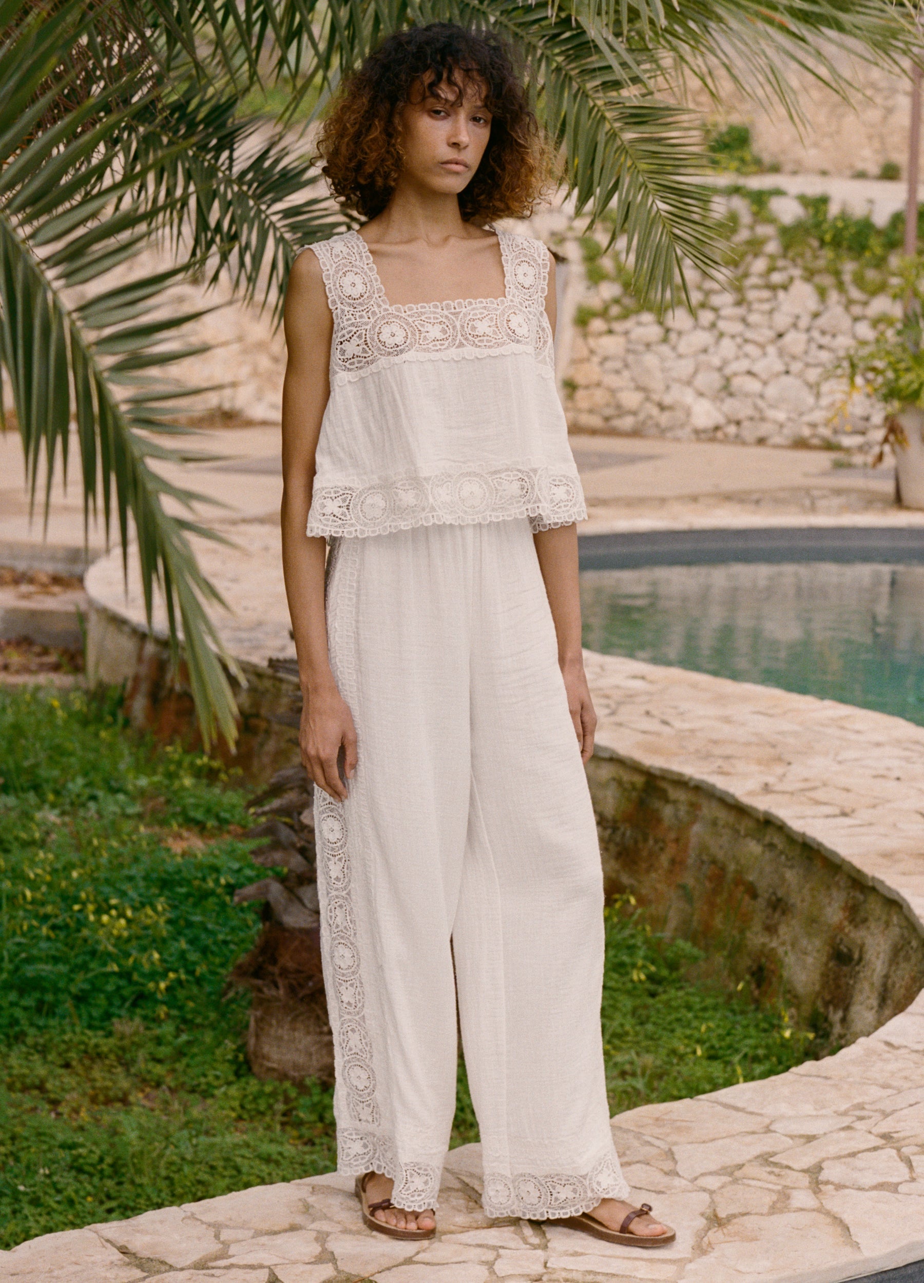 Cream Gardener Tank | Sea New York
