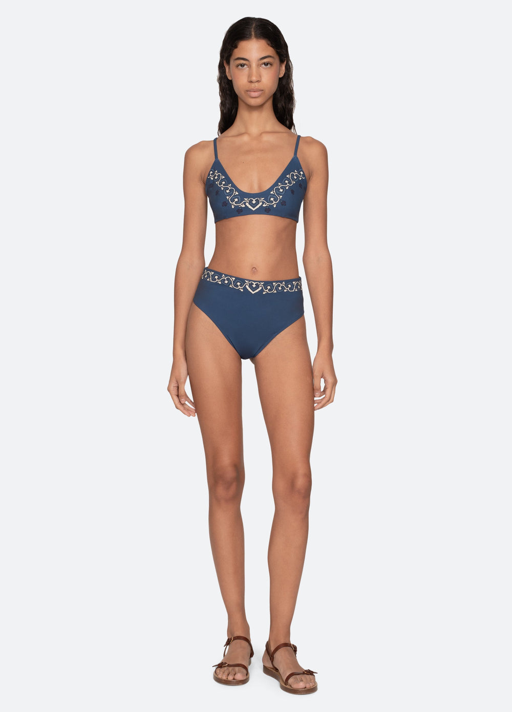 Navy Blaise Bikini Bottom | Sea New York