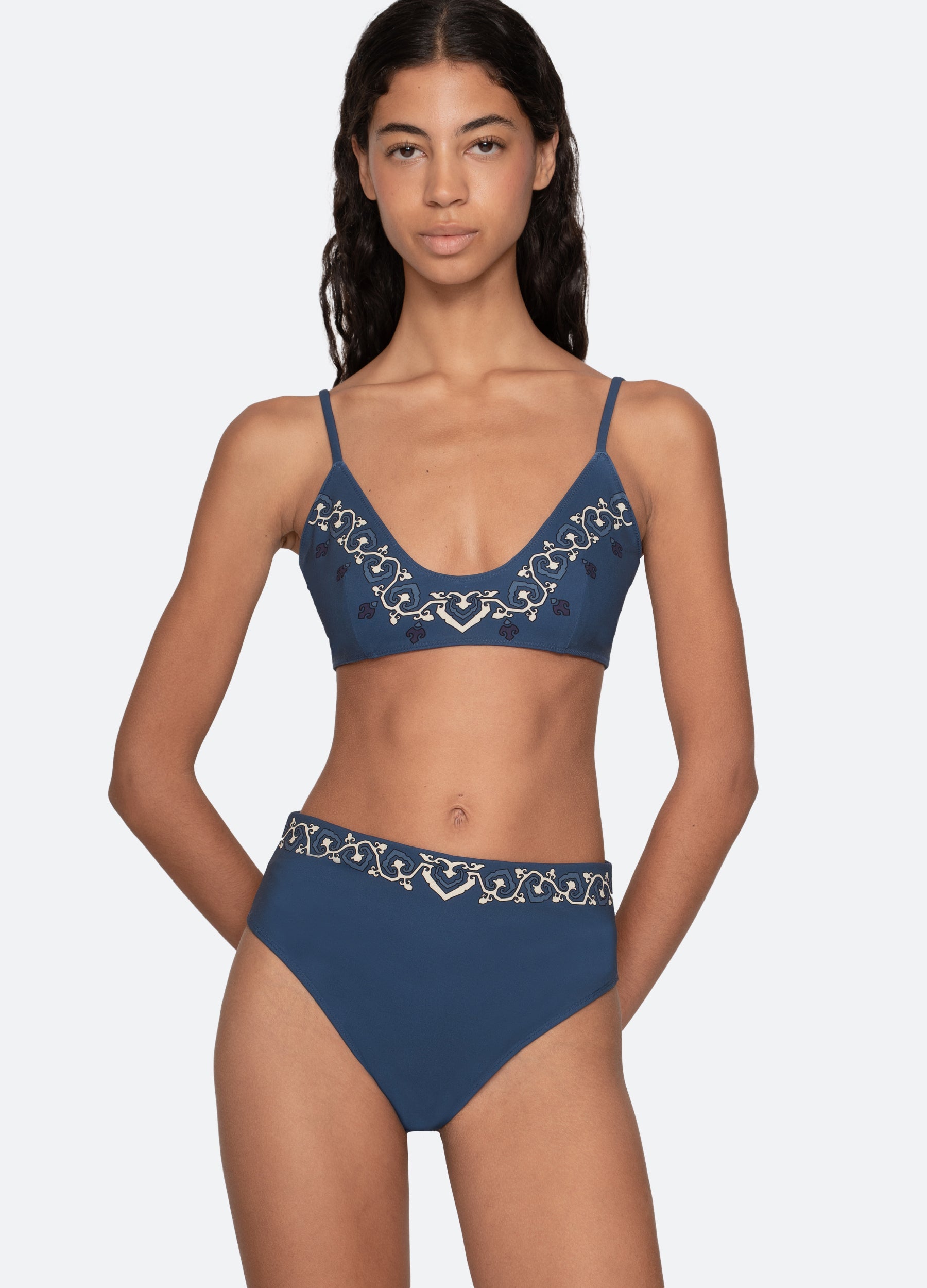 Navy Blaise Bikini Bottom | Sea New York