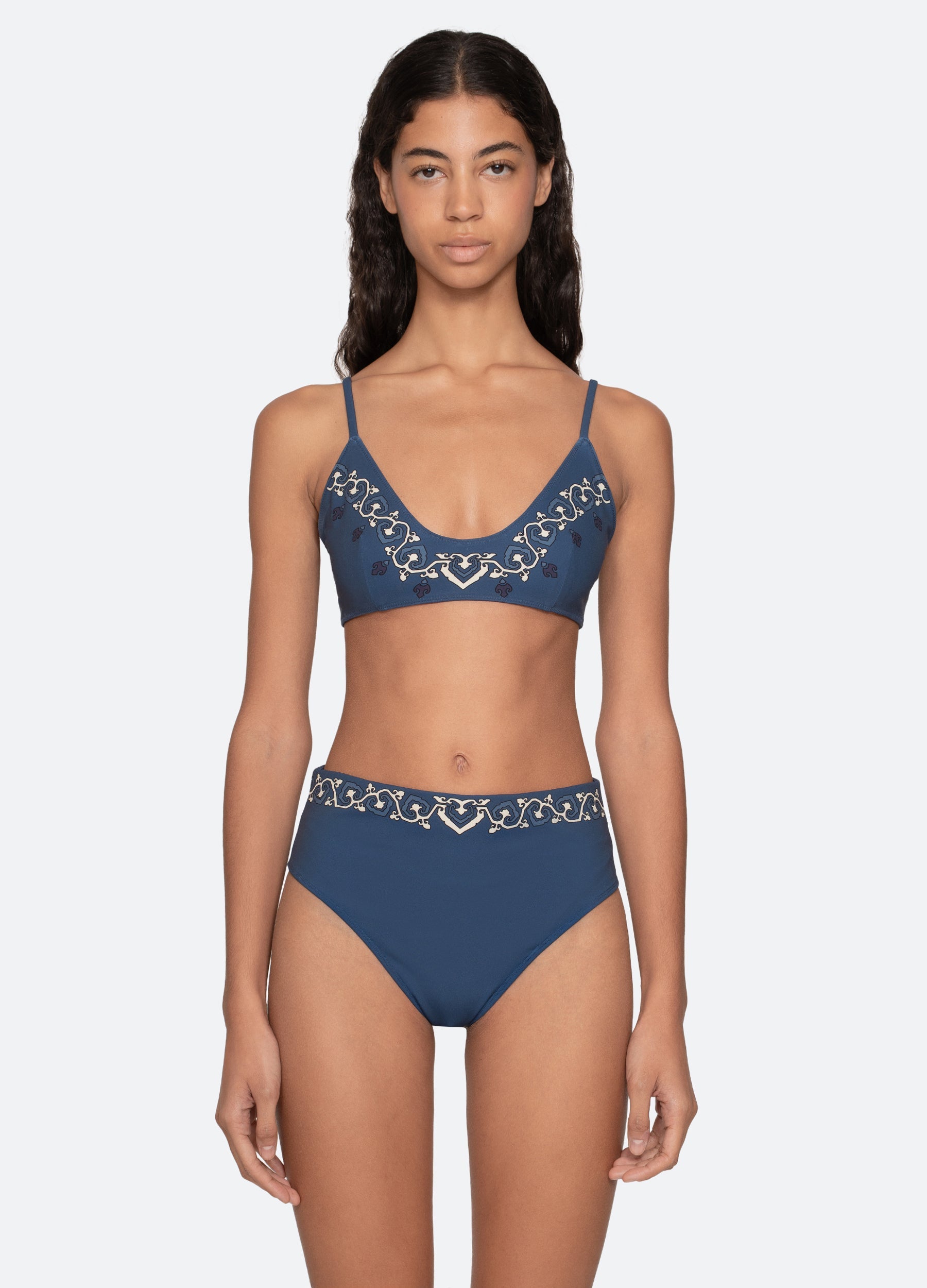 Navy Blaise Bikini Top | Sea New York