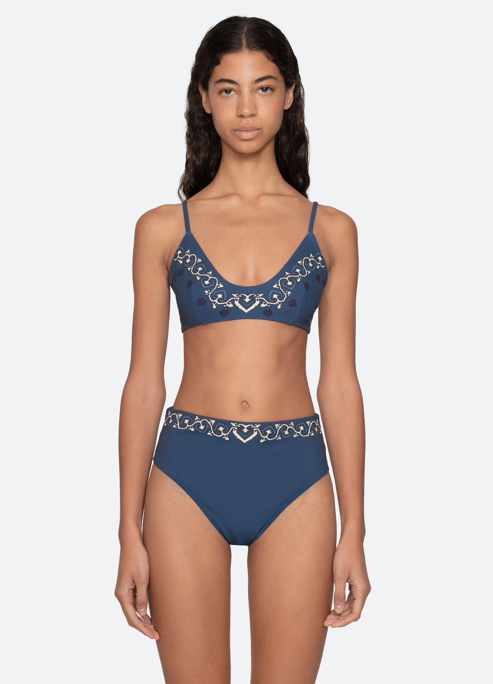 Navy Blaise Bikini Top | Sea New York