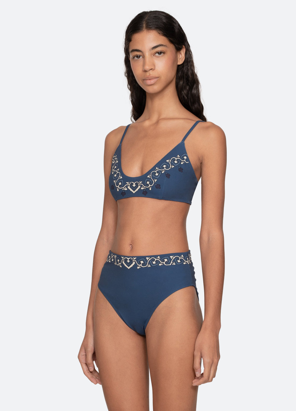 Navy Blaise Bikini Top | Sea New York