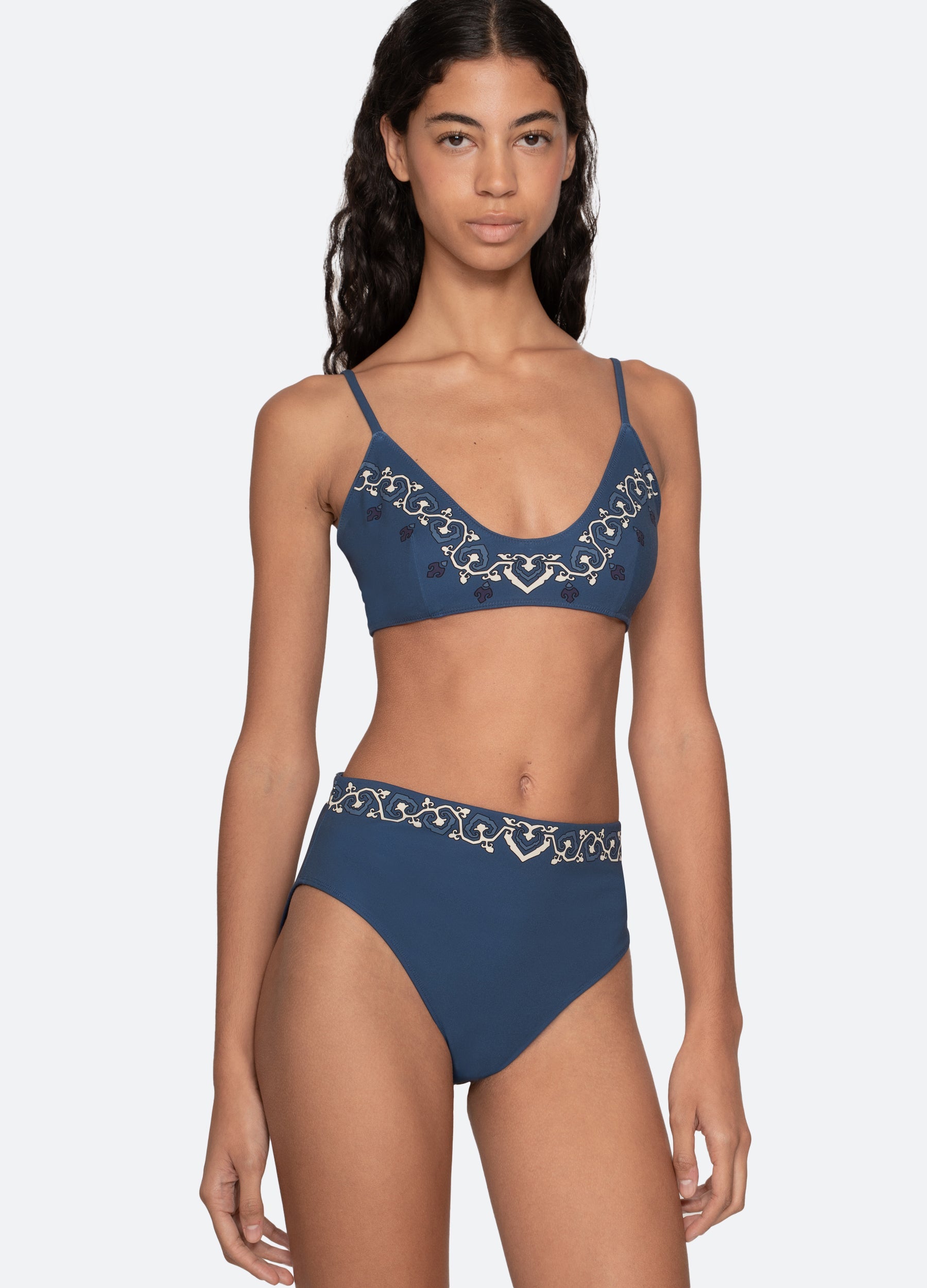 Navy Blaise Bikini Top | Sea New York
