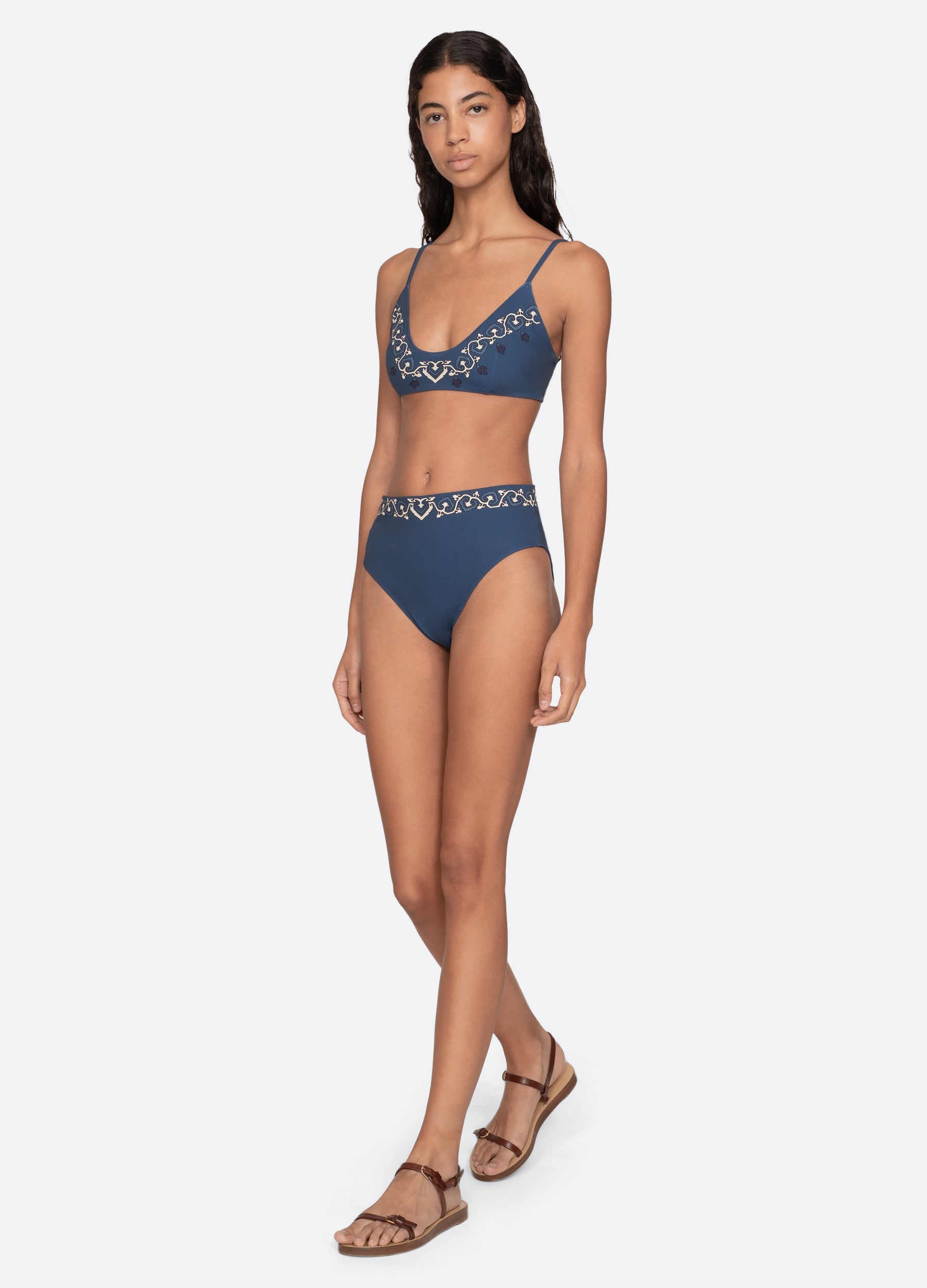 Navy Blaise Bikini Top | Sea New York
