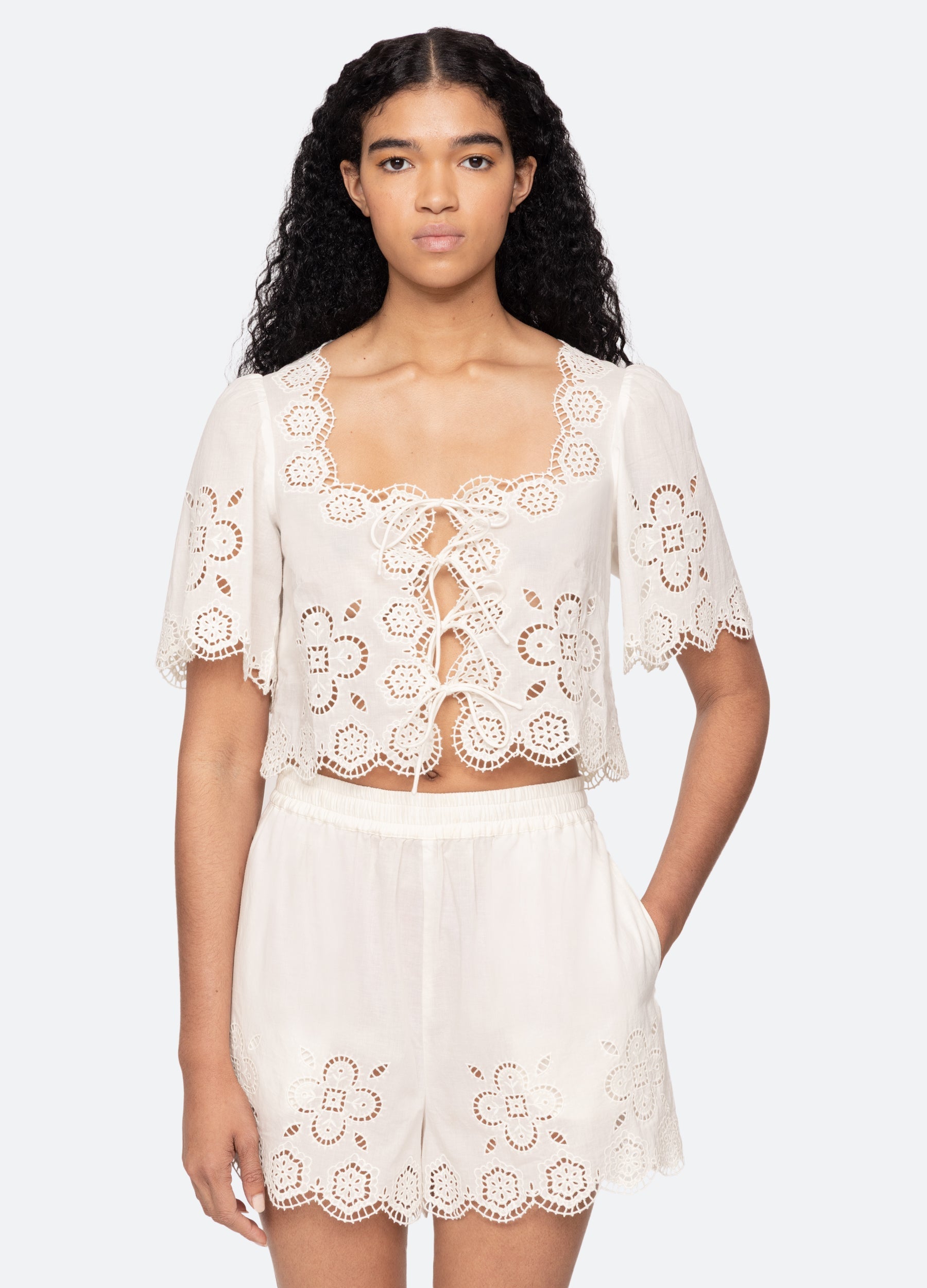 White Babette Top | Sea New York