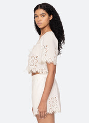 White Babette Top | Sea New York