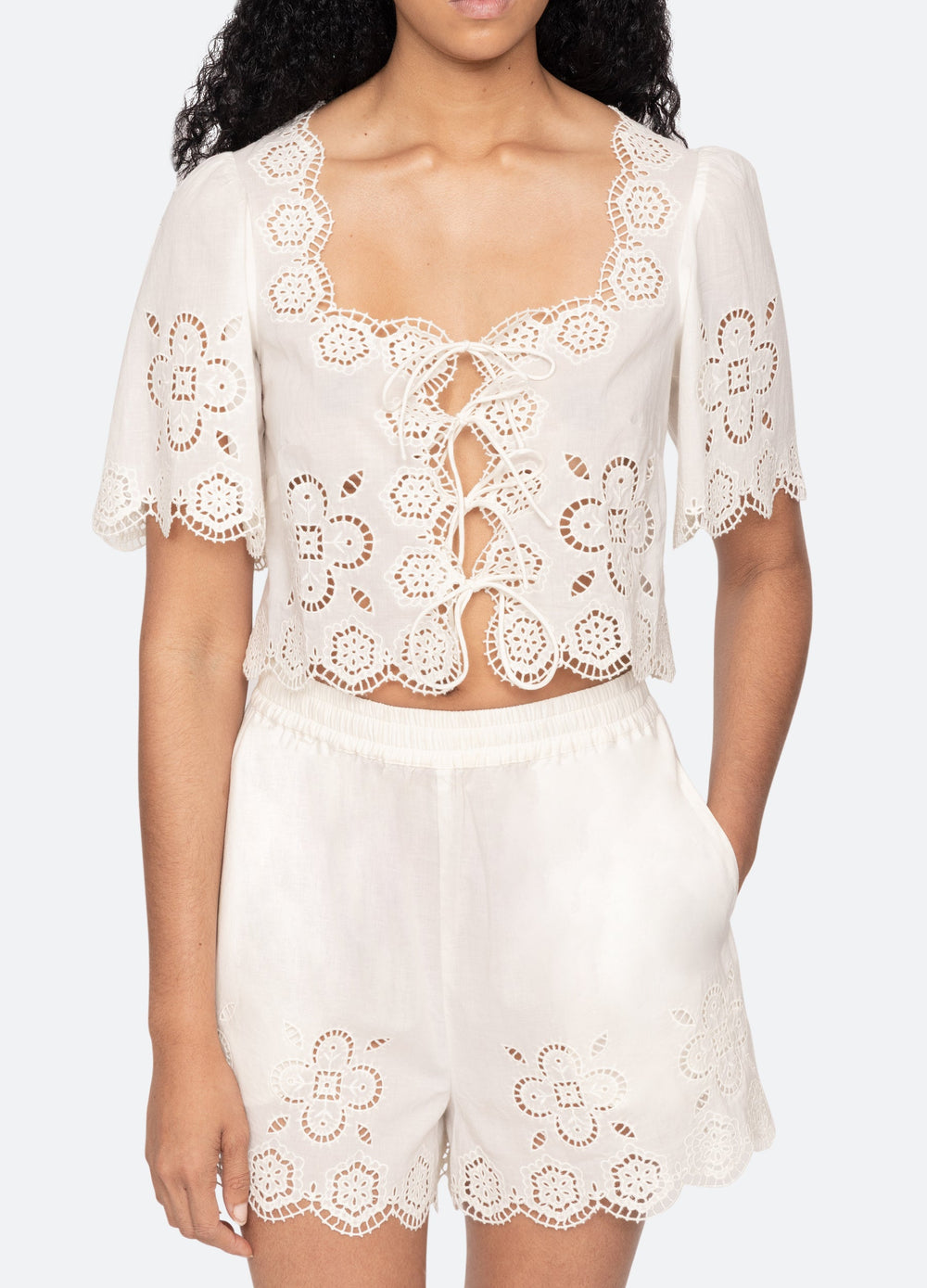 White Babette Top | Sea New York