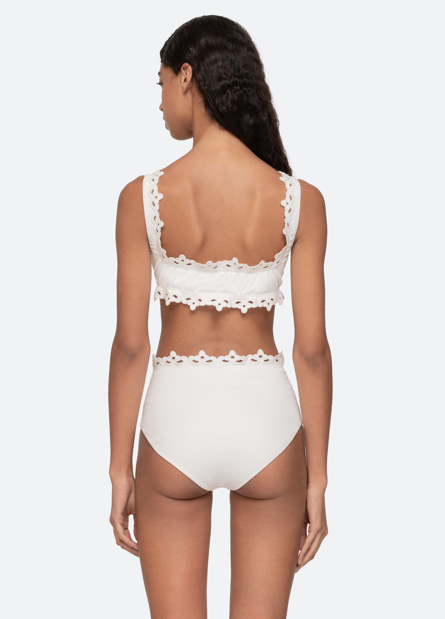 White Leila Bikini Top | Sea New York
