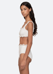 White Leila Bikini Top | Sea New York