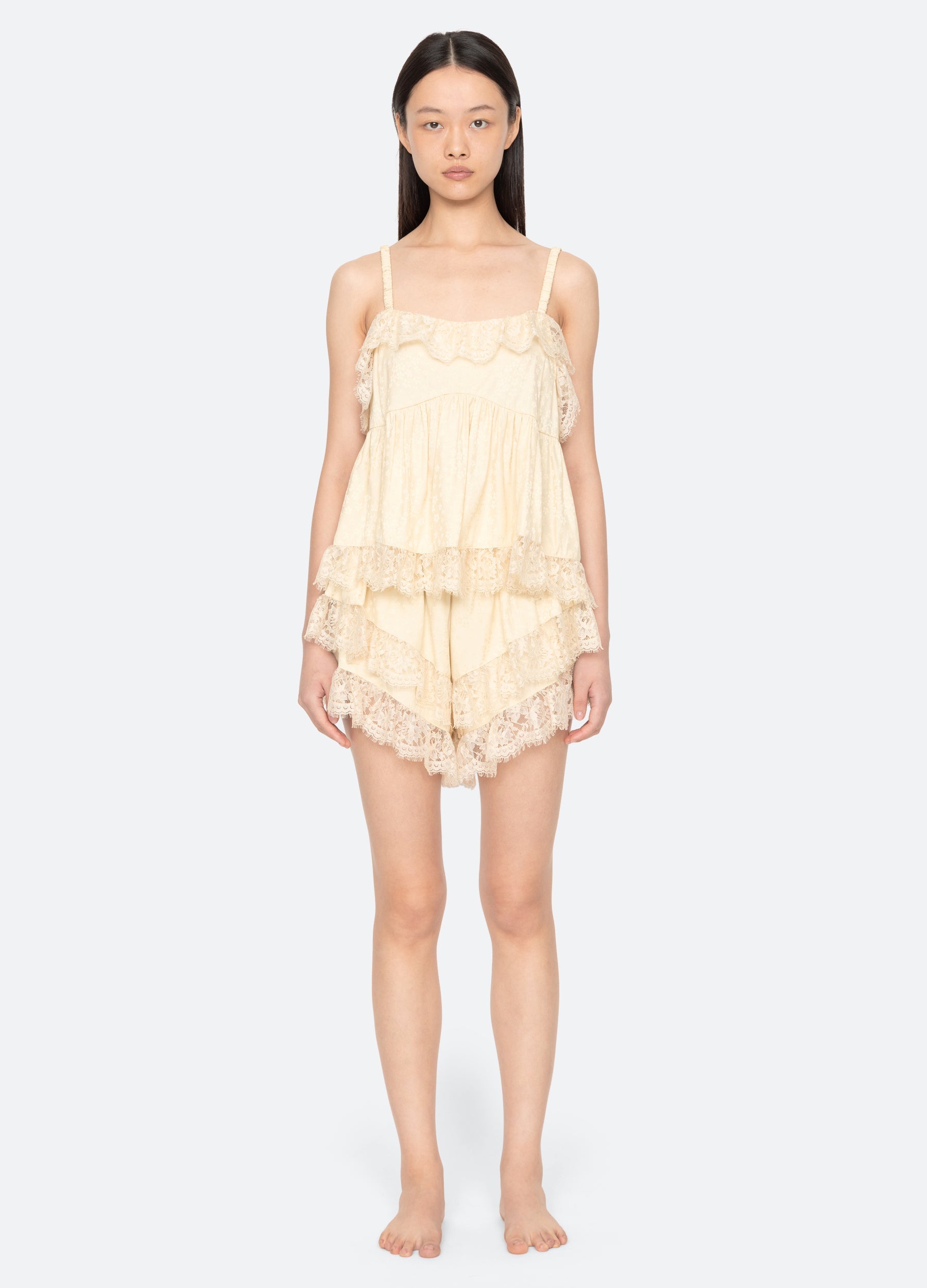 Yellow Lila Short PJ Set | Sea New York