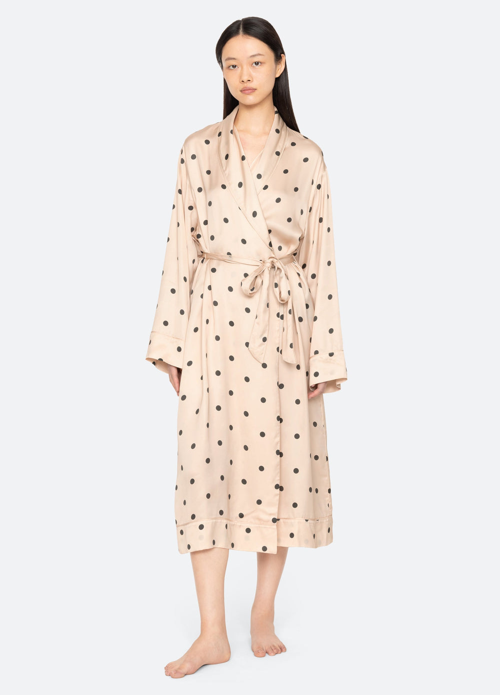 Cream Paulette Robe | Sea New York