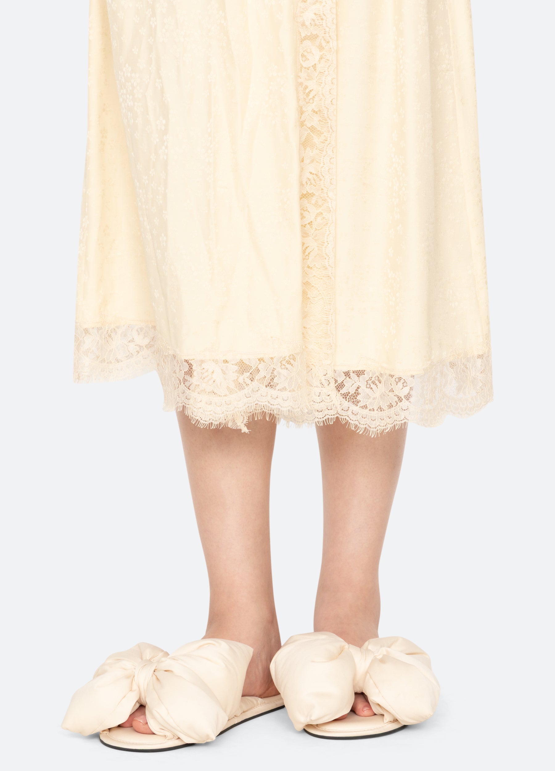 Cream Bettie Slippers | Sea New York