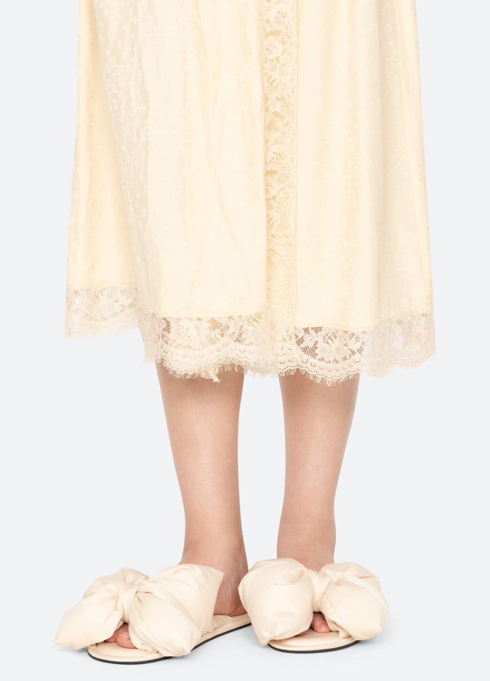 Cream Bettie Slippers | Sea New York