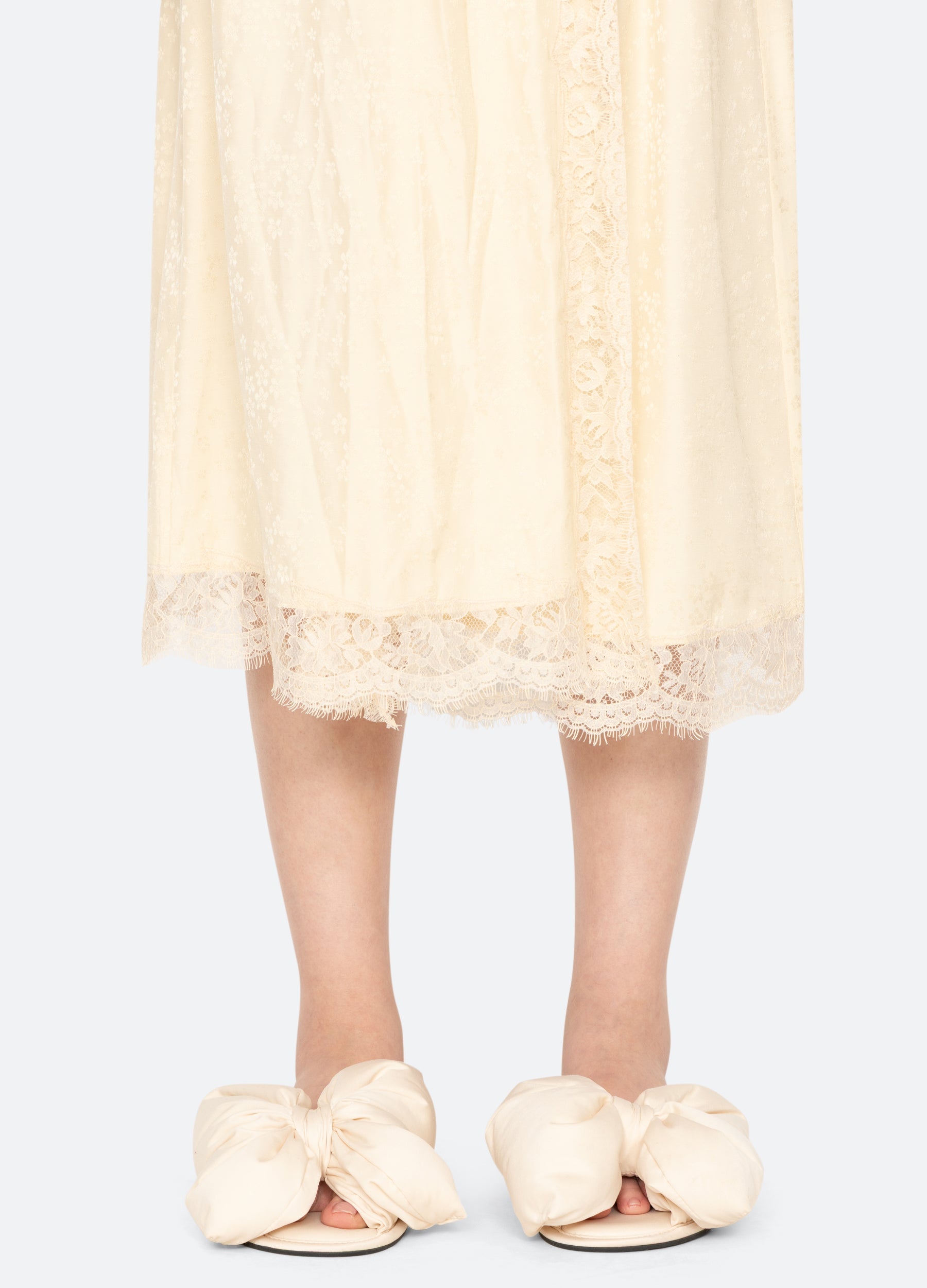Cream Bettie Slippers | Sea New York
