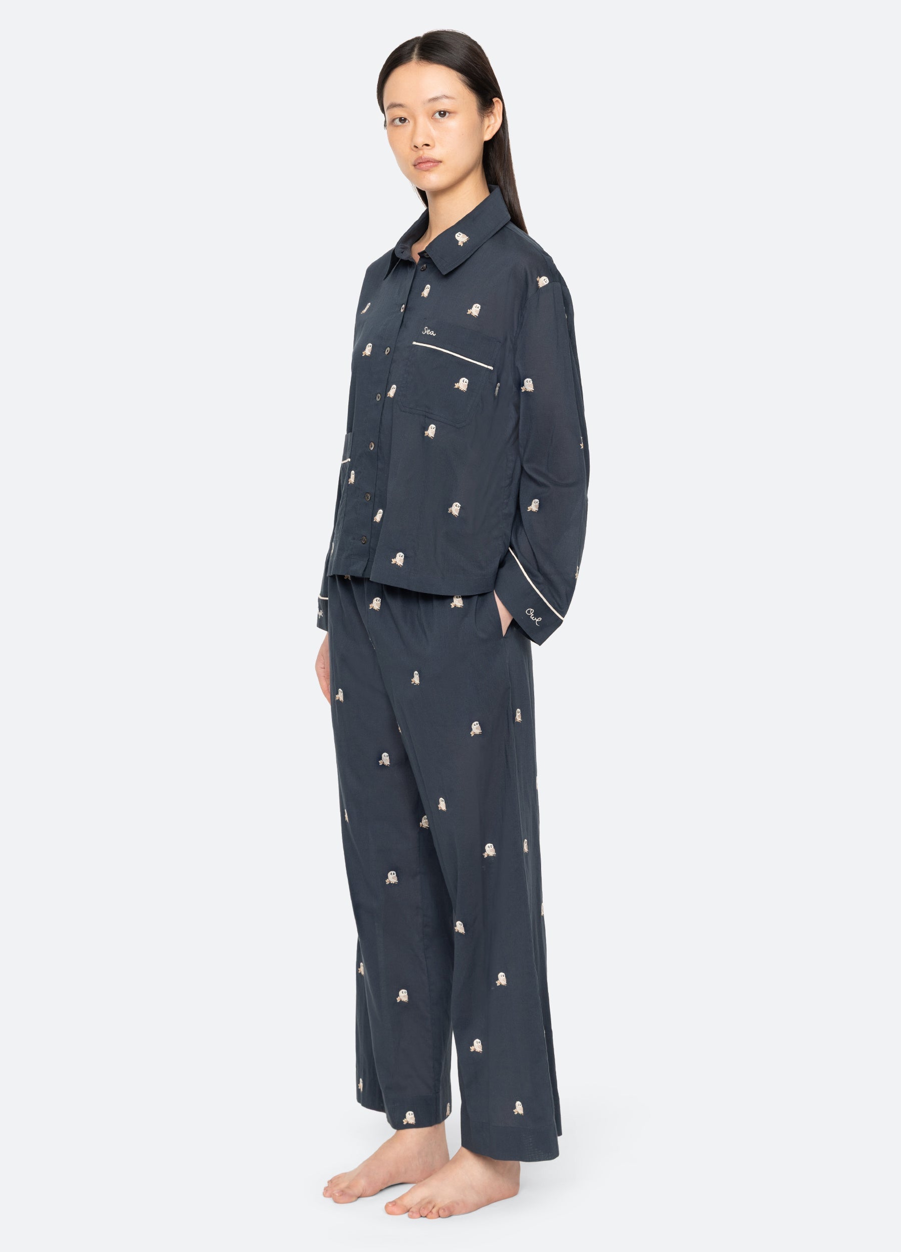 Navy Noella PJ Set | Sea New York