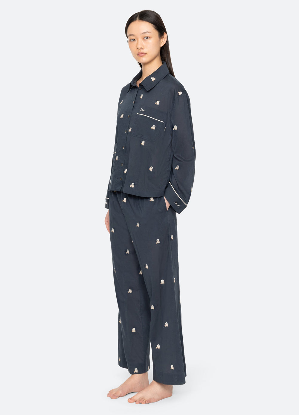 Navy Noella PJ Set | Sea New York
