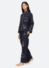 Navy Demi PJ Set | Sea New York