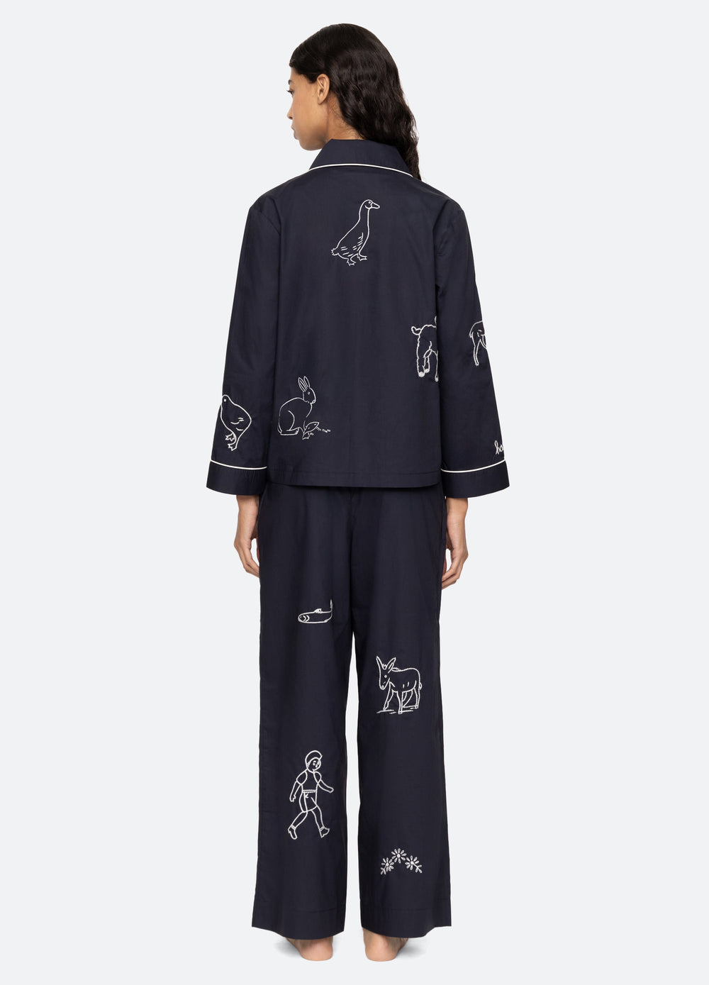 Navy Demi PJ Set | Sea New York