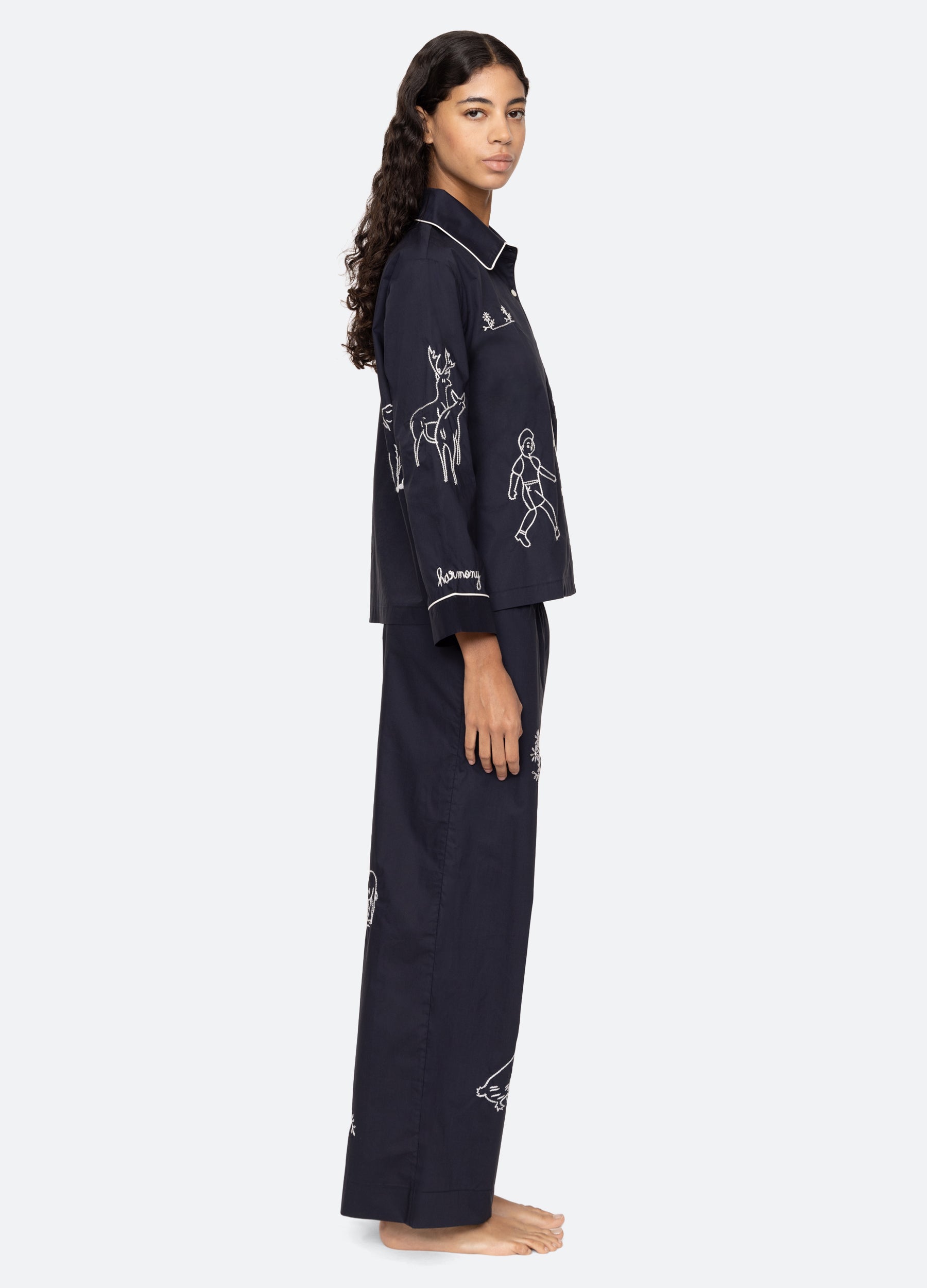 Navy Demi PJ Set | Sea New York