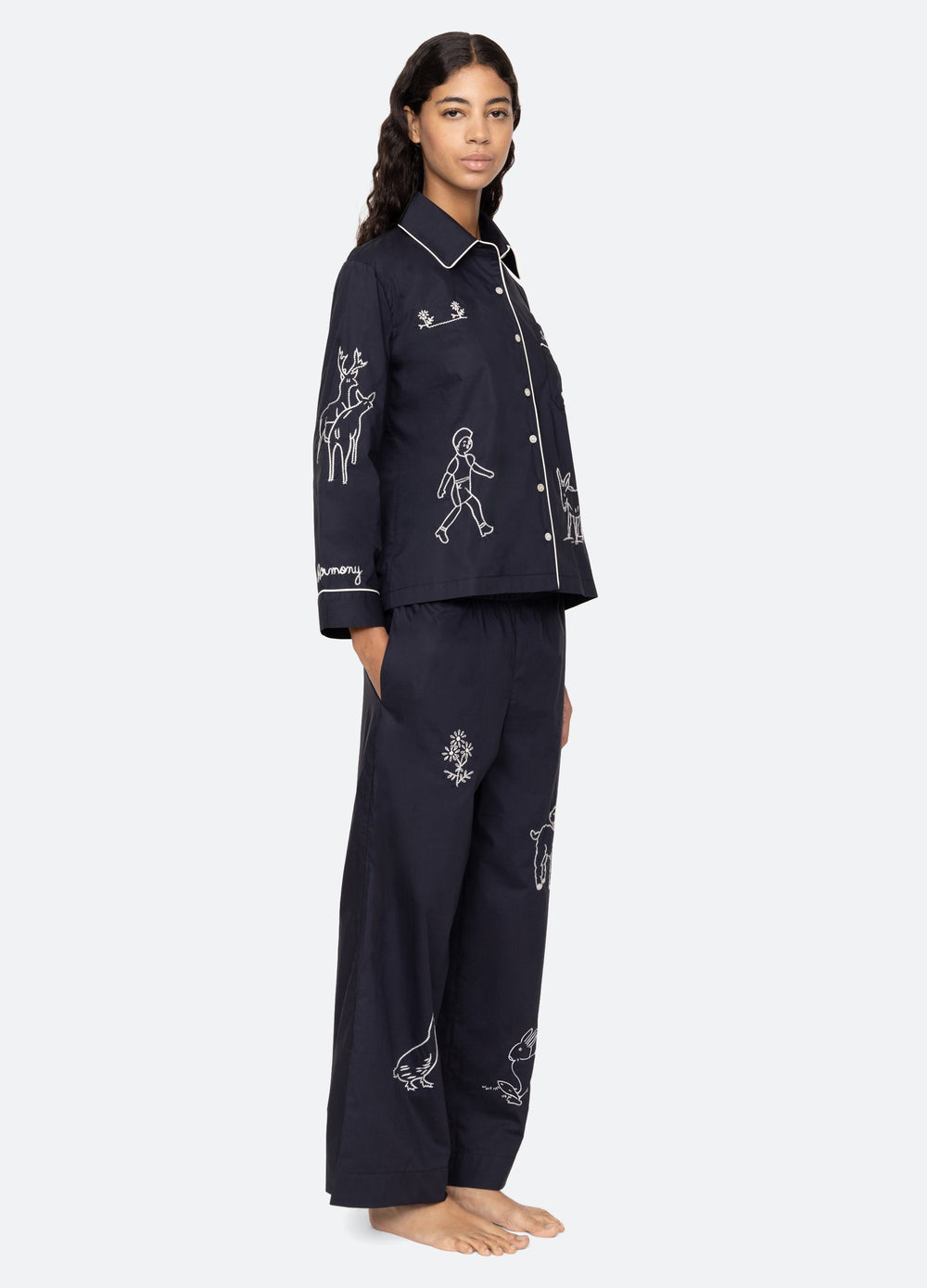 Navy Demi PJ Set | Sea New York