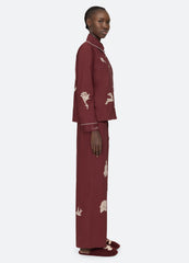 Burgundy Mika PJ Set | Sea New York