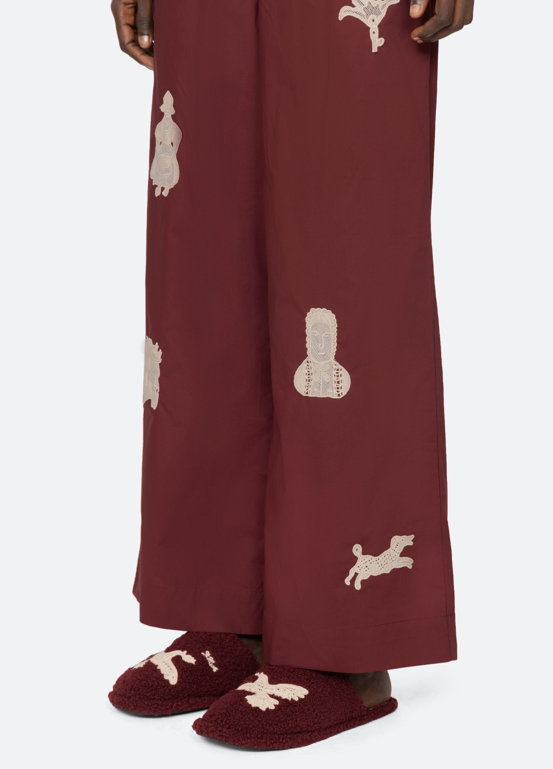 Burgundy Mika PJ Set | Sea New York