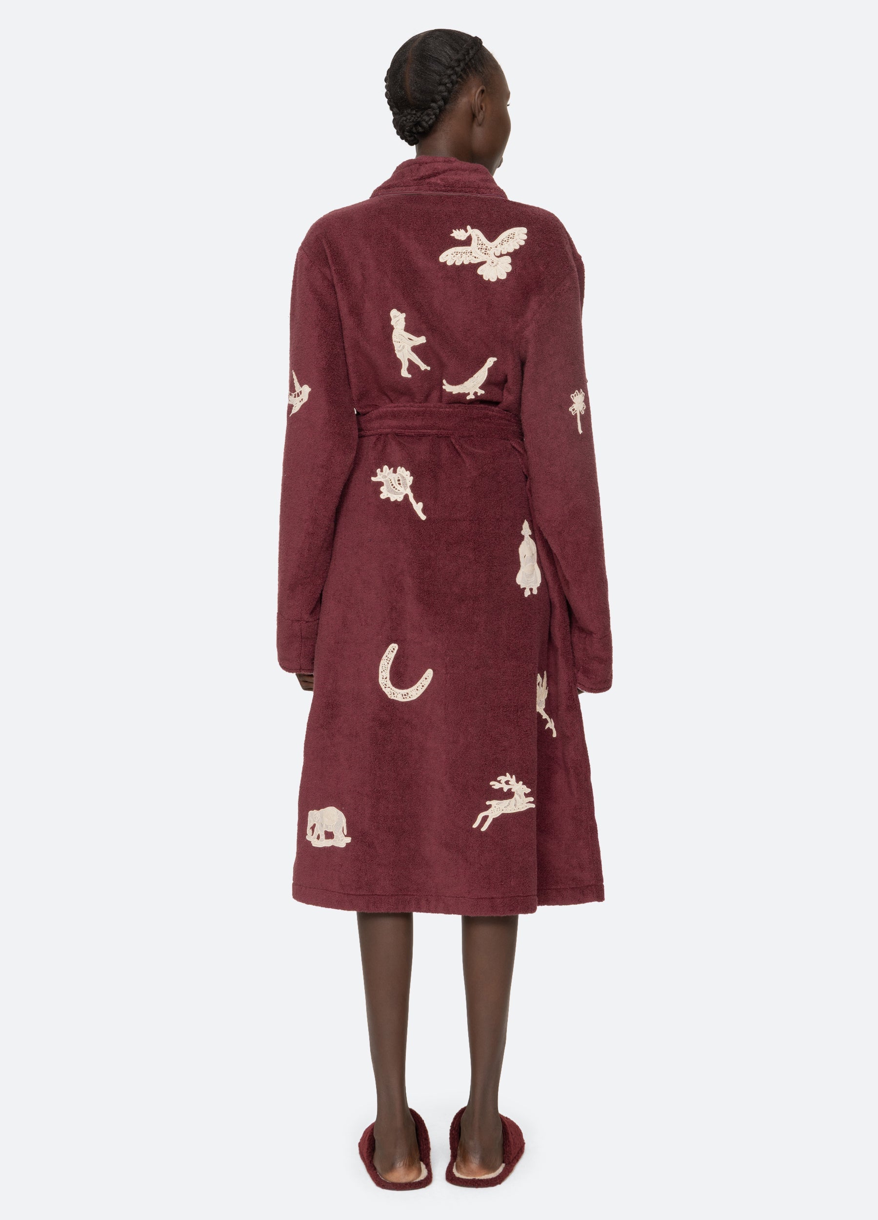 Burgundy Mika Robe | Sea New York