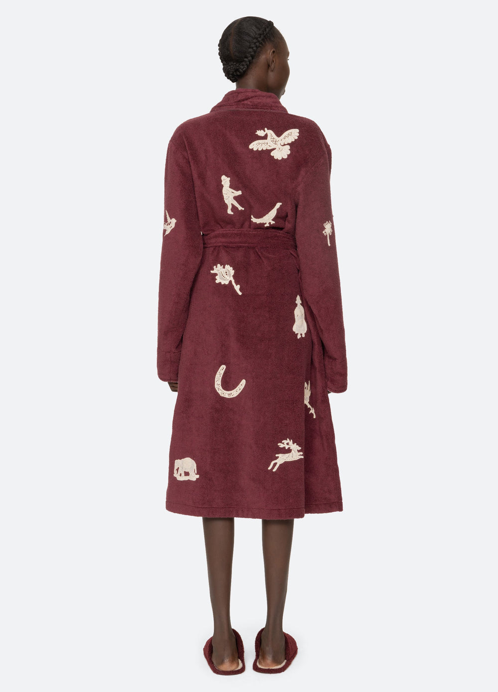 Burgundy Mika Robe | Sea New York
