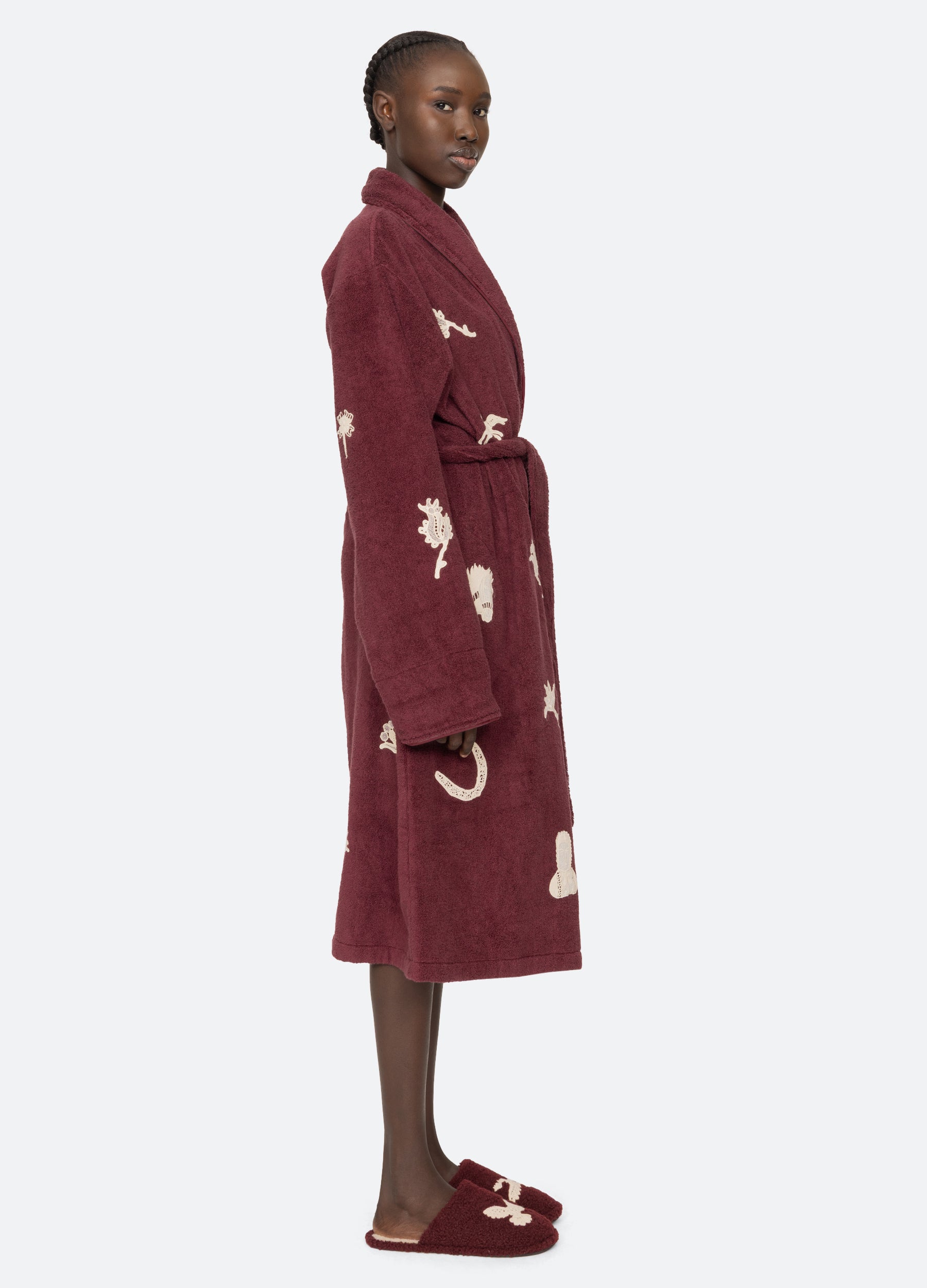 Burgundy Mika Robe | Sea New York