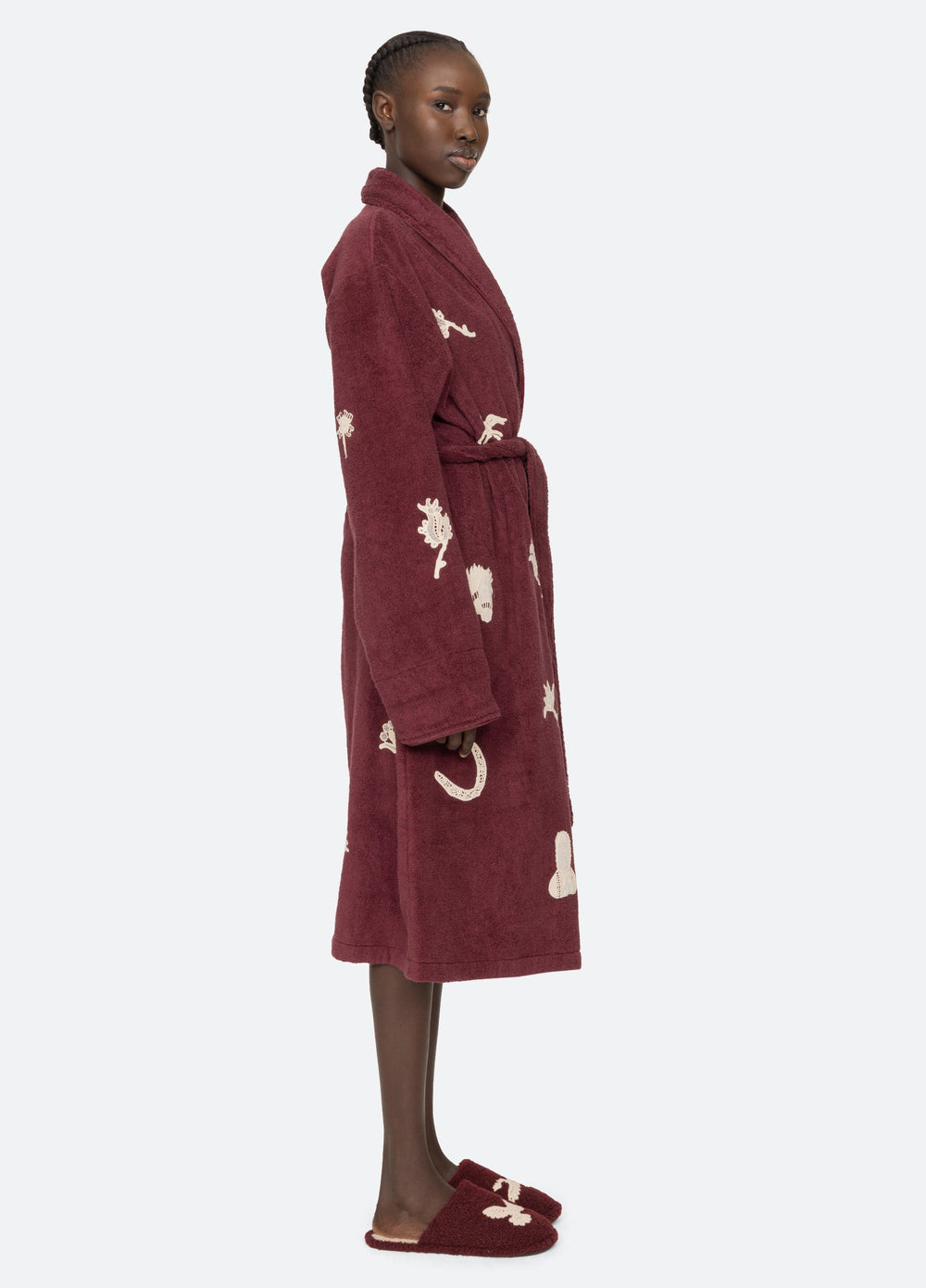 Burgundy Mika Robe | Sea New York