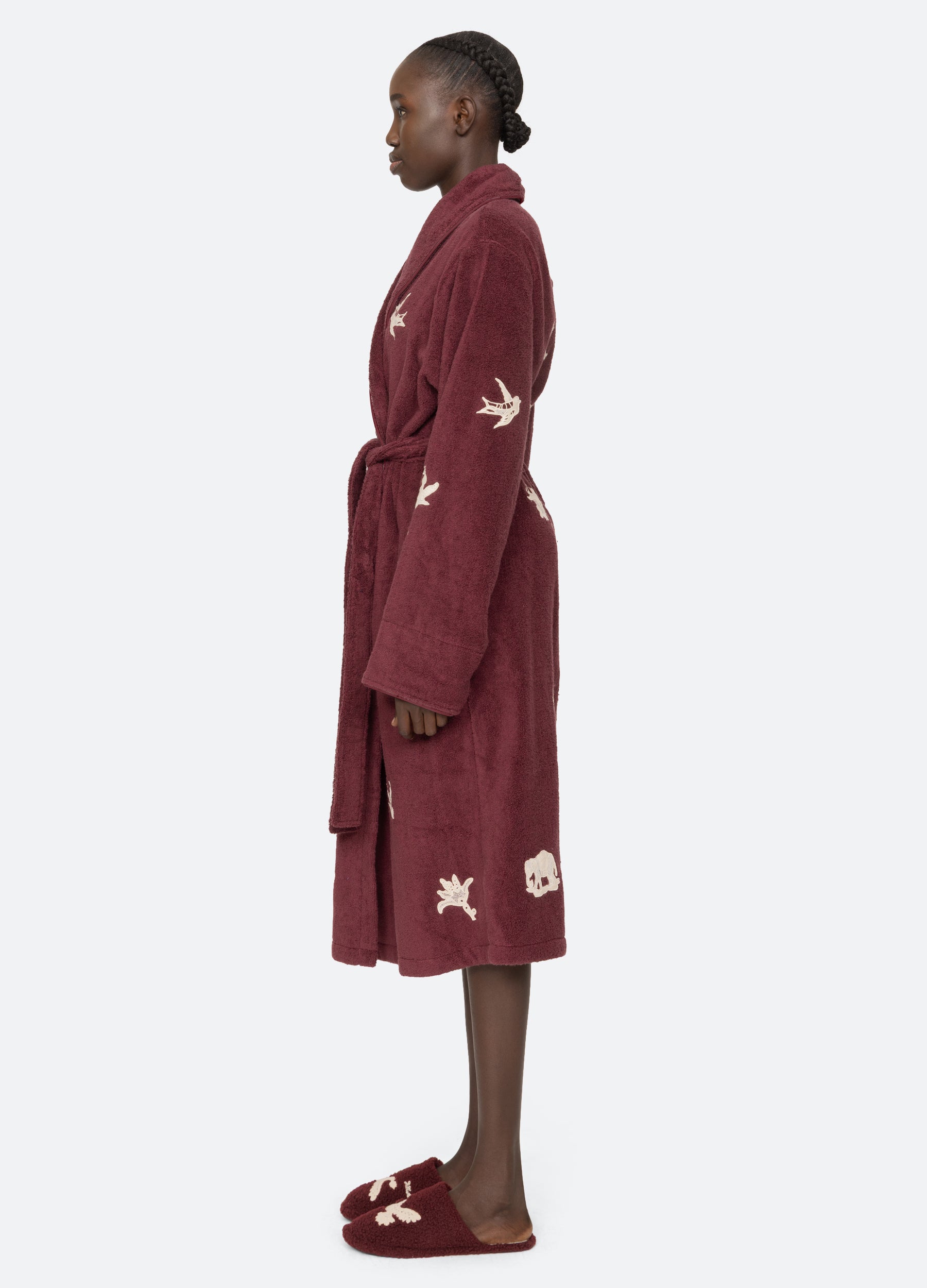 Burgundy Mika Robe | Sea New York