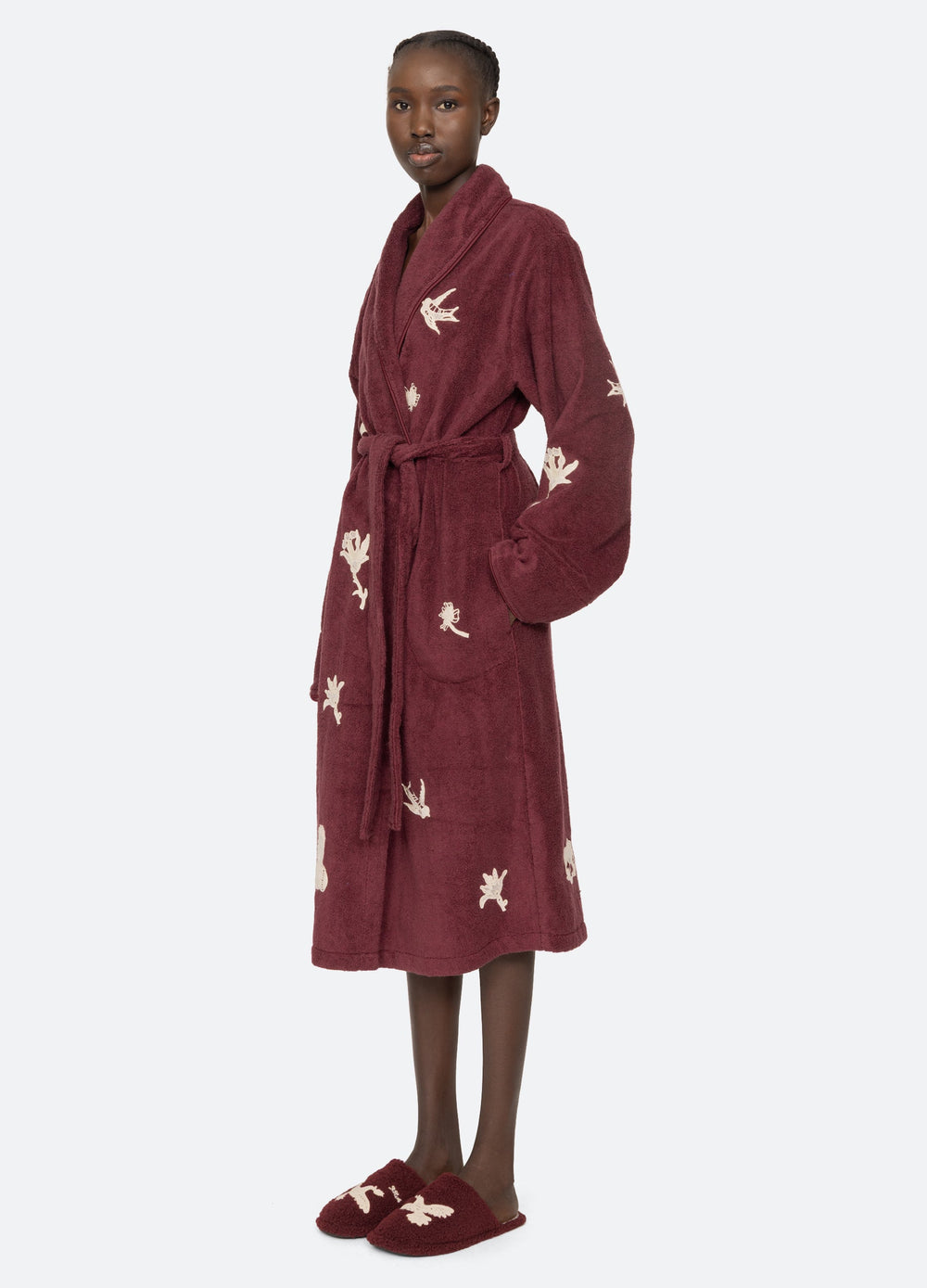 Burgundy Mika Robe | Sea New York