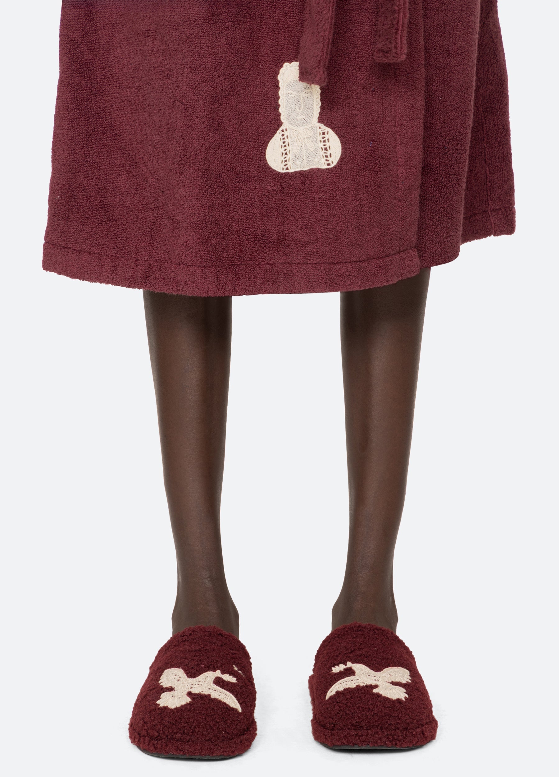 Burgundy Mika Slippers | Sea New York