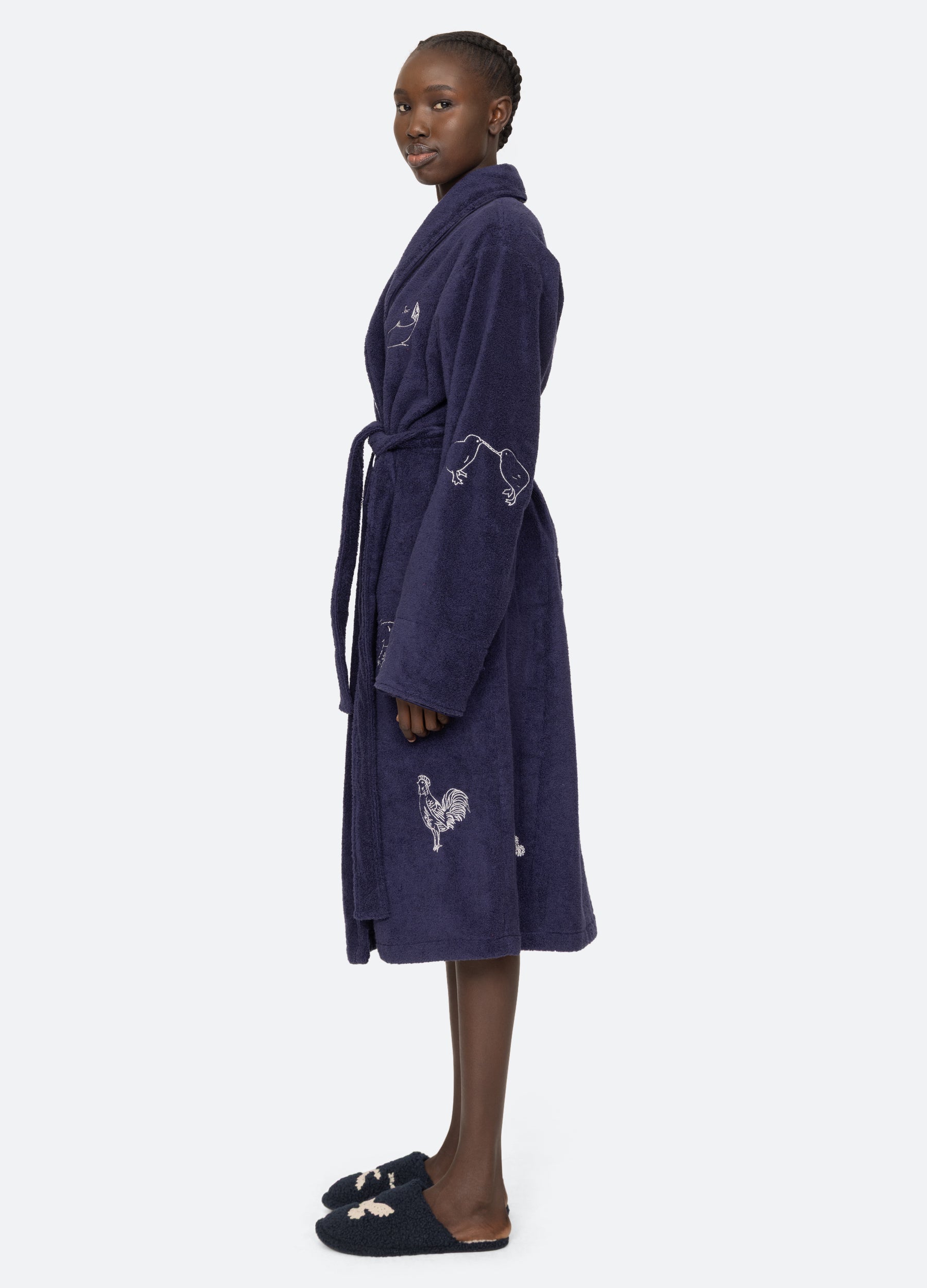 Navy Demi Robe | Sea New York