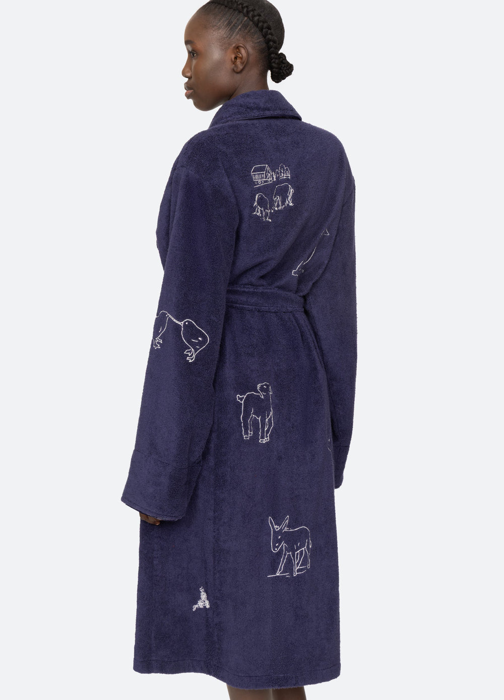 Navy Demi Robe | Sea New York