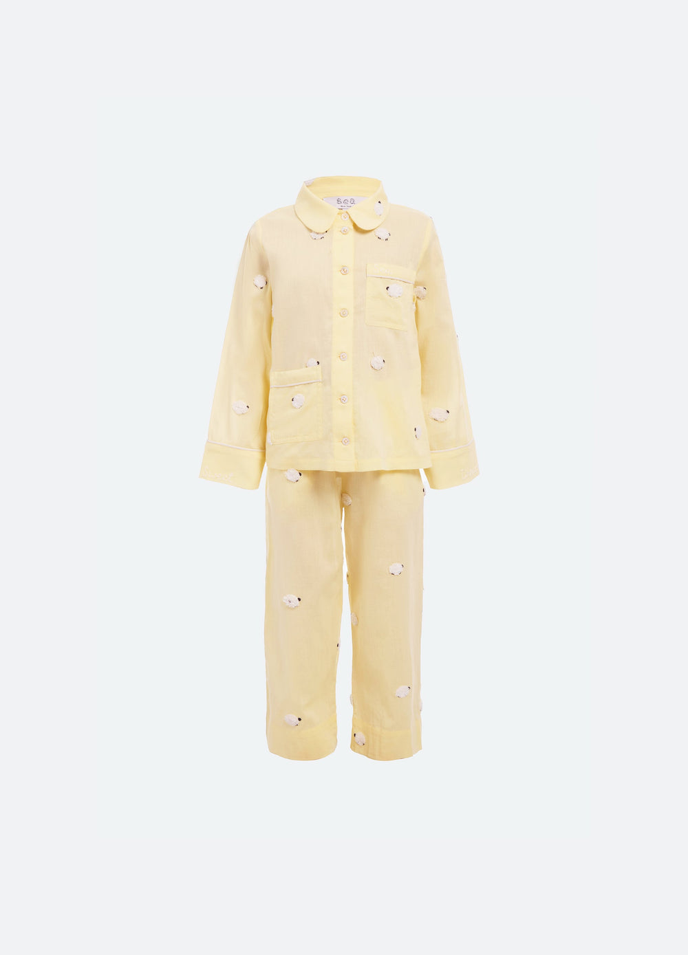 Yellow Sheep Kids PJ Set | Sea New York