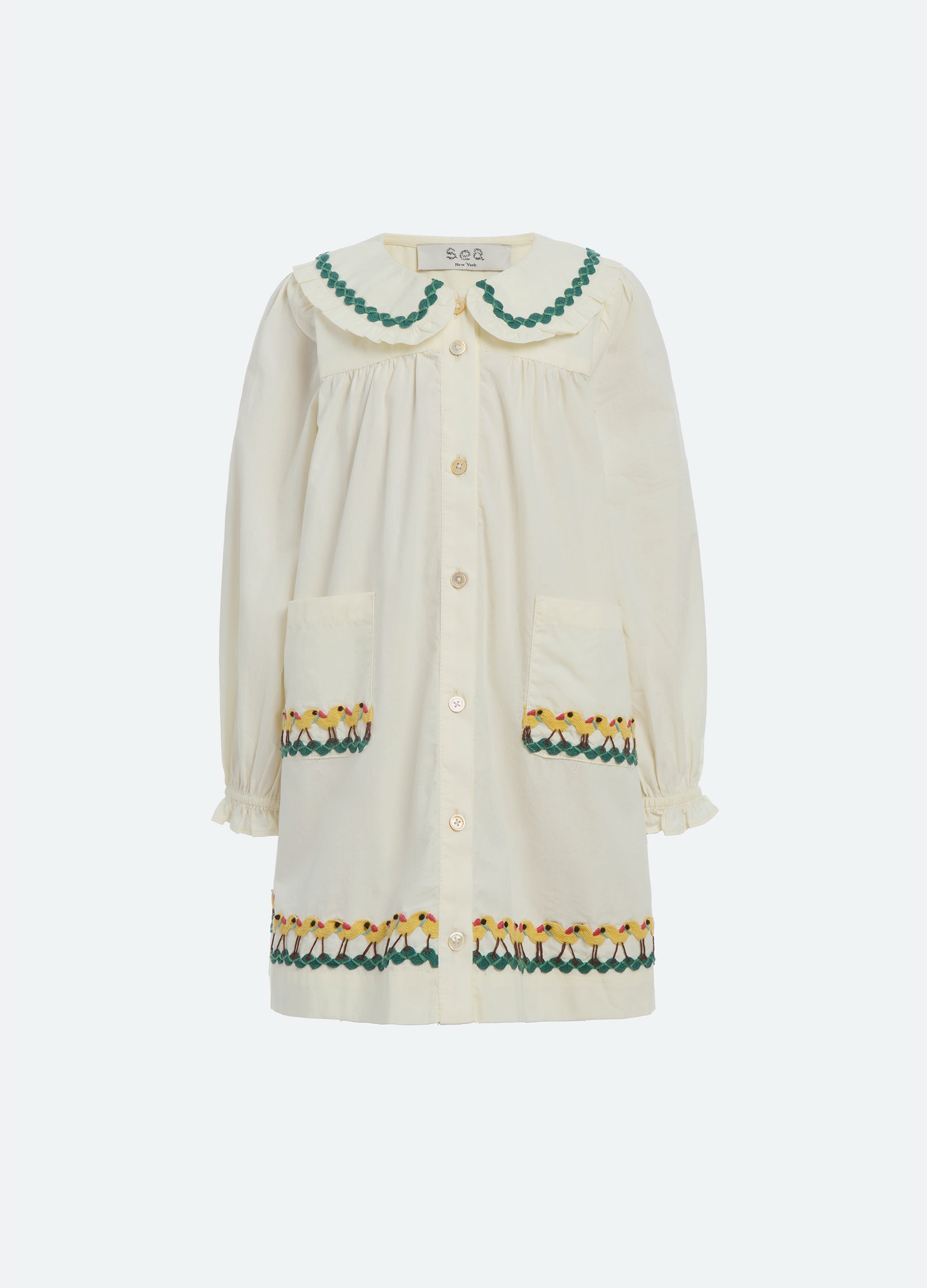 Cream Larson Kids Dress | Sea New York