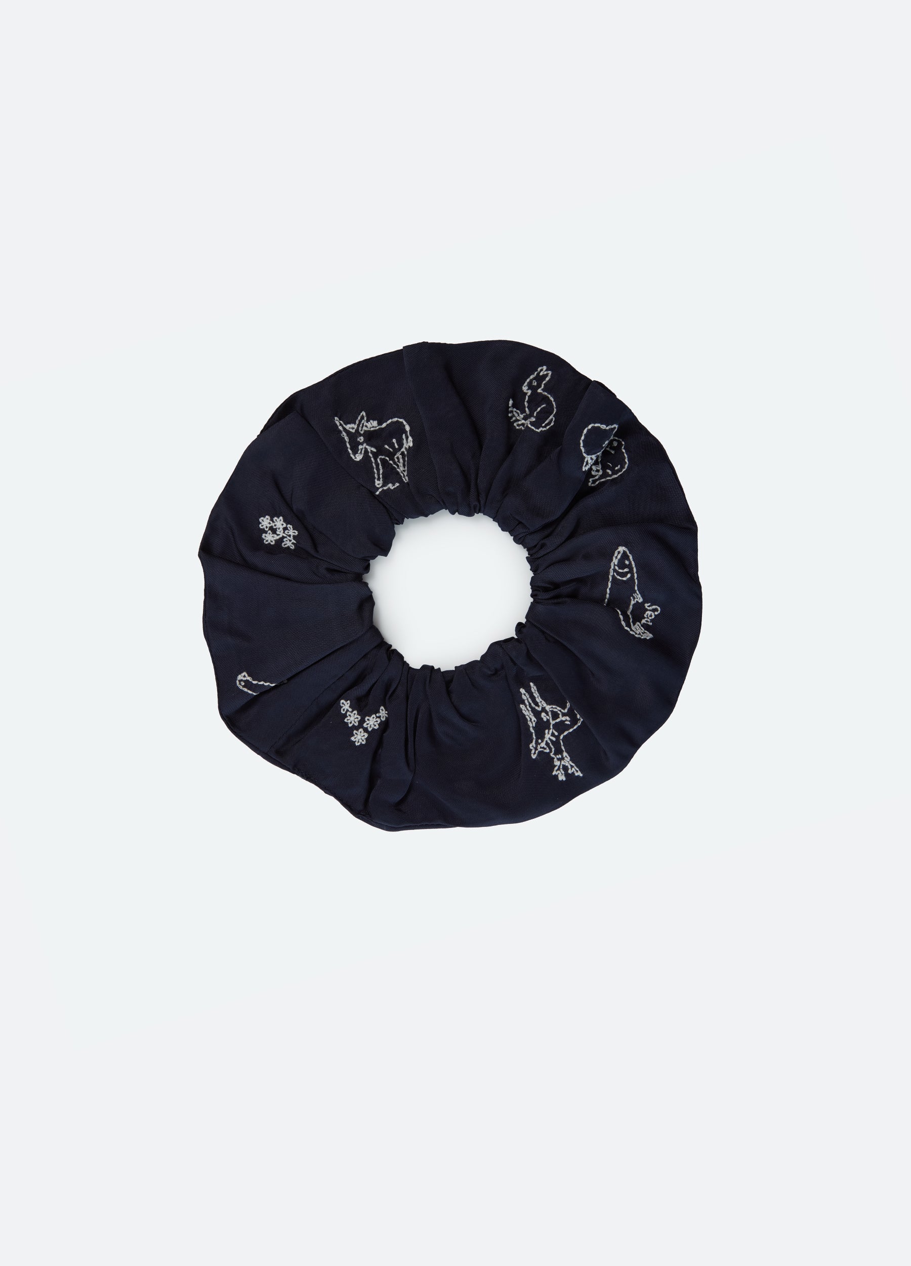 Navy Demi Scrunchie | Sea New York