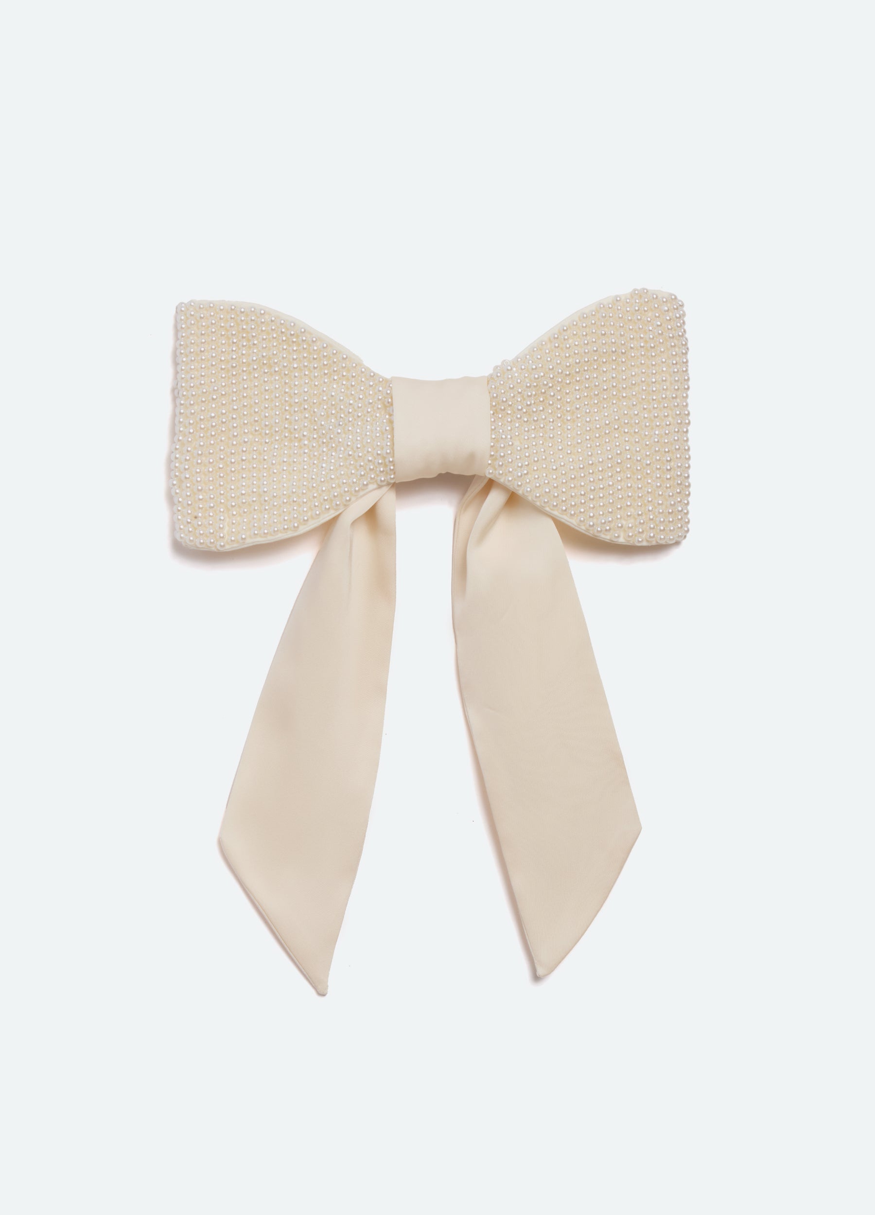 Cream Seraphine Bow Clip | Sea New York