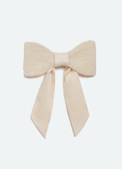 Cream Seraphine Bow Clip | Sea New York