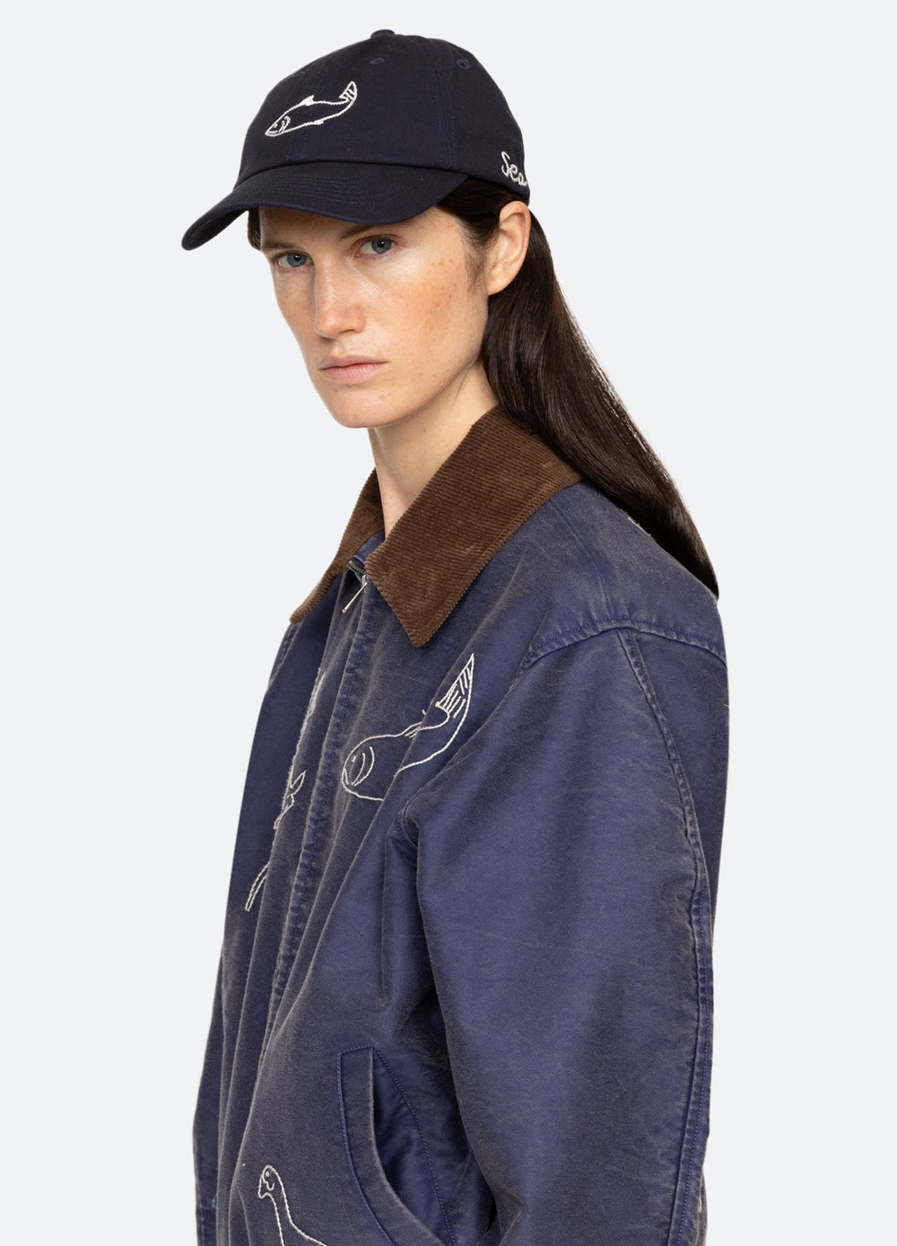 Navy Demi Cap | Sea New York