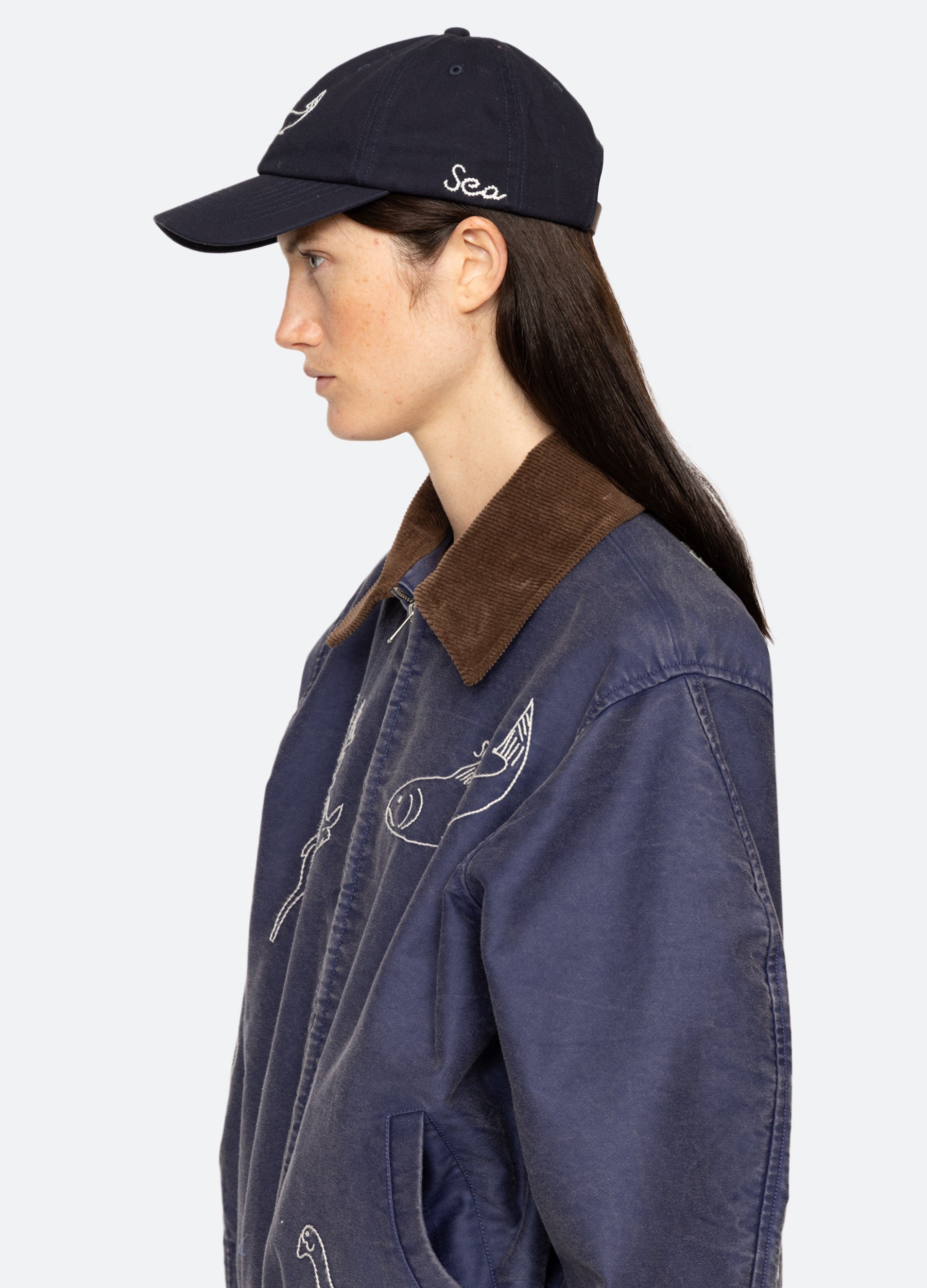 Navy Demi Cap | Sea New York