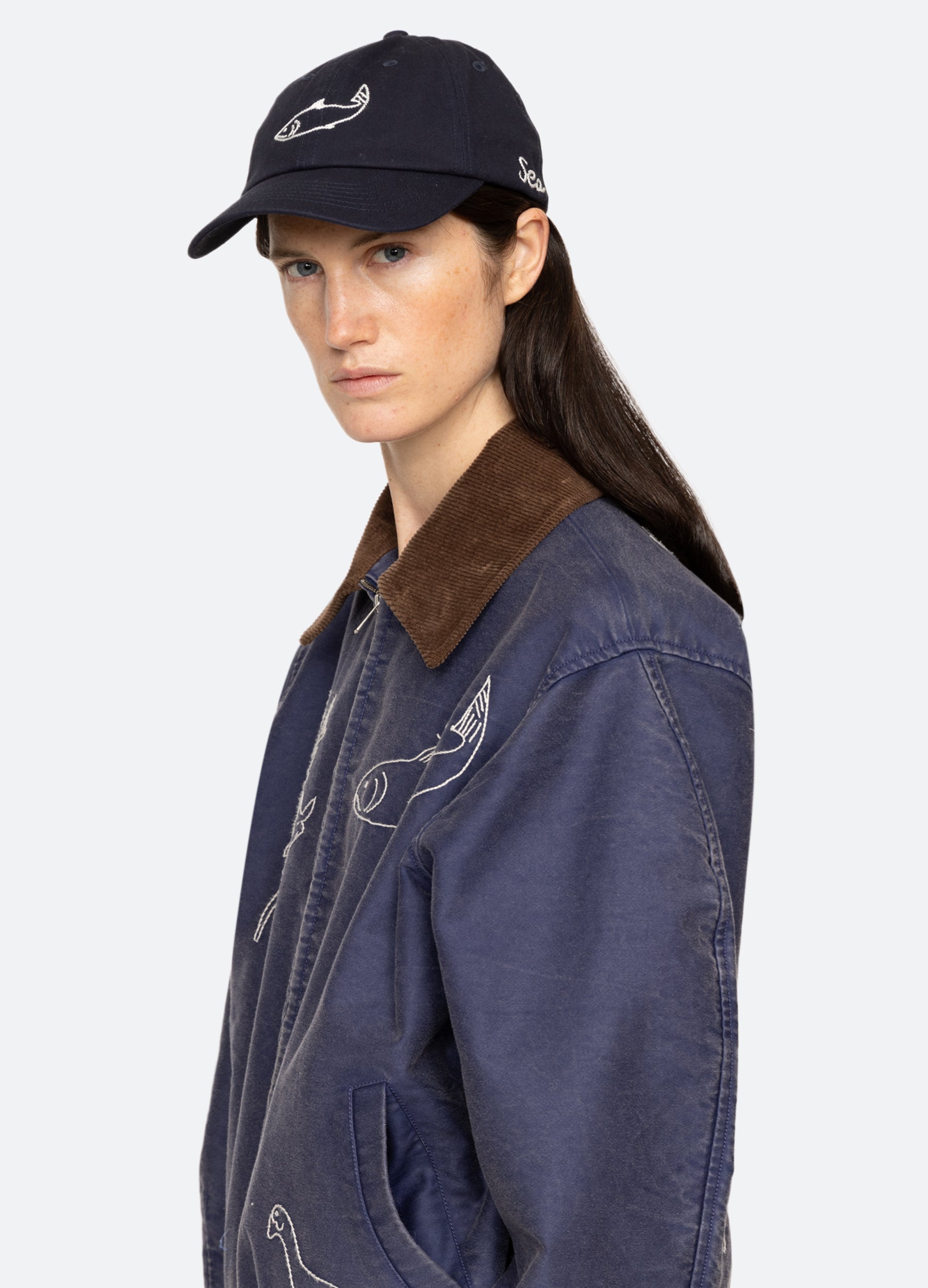 Navy Demi Cap | Sea New York