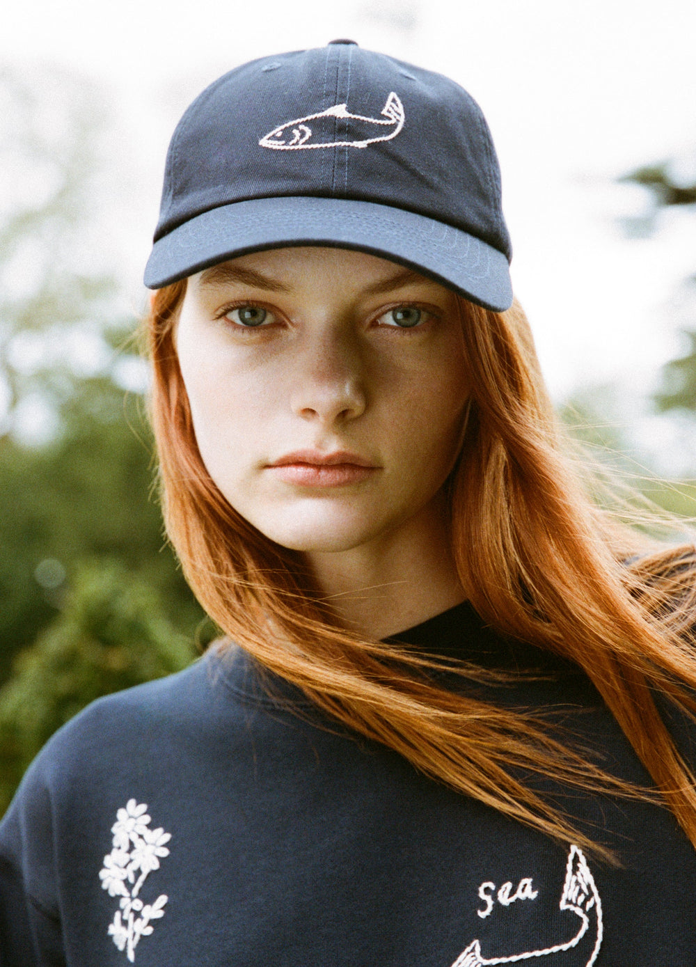 Navy Demi Cap | Sea New York