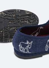 Navy Demi Mary Jane Flats | Sea New York